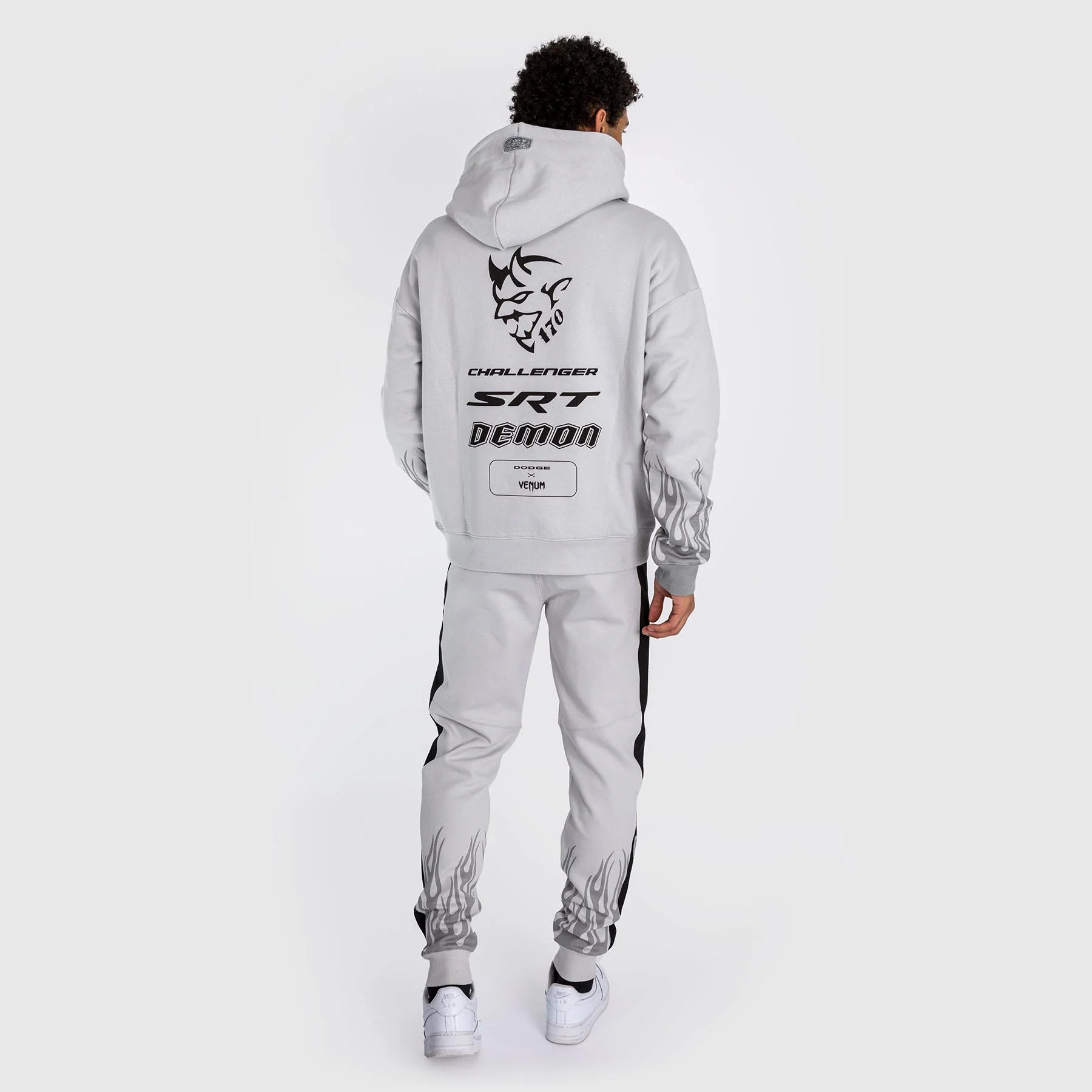 Venum x Dodge Demon 170 Pullover Hoodie - Grey - Image 4
