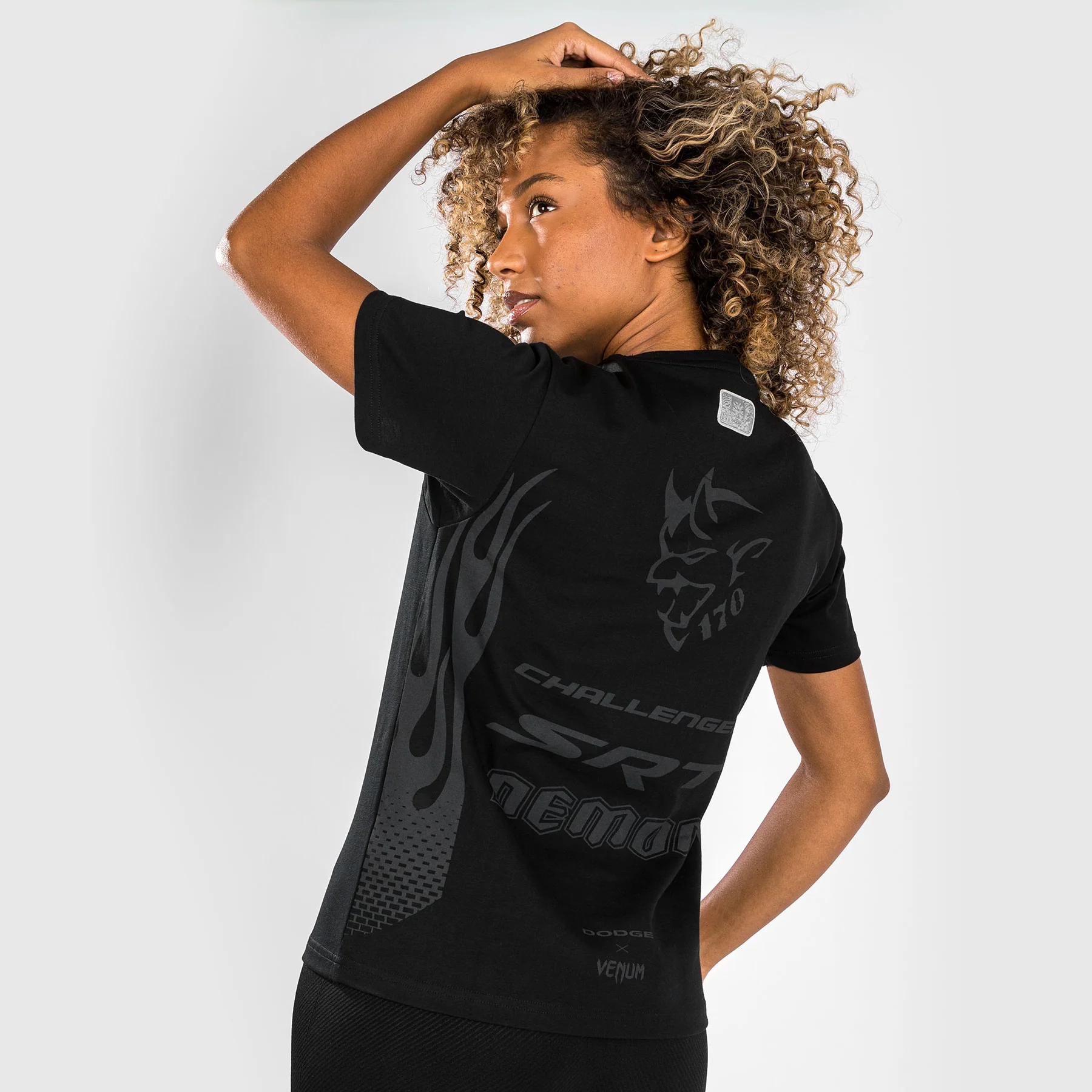 Venum x Dodge Demon 170 Women's T-Shirt - Black - Image 2