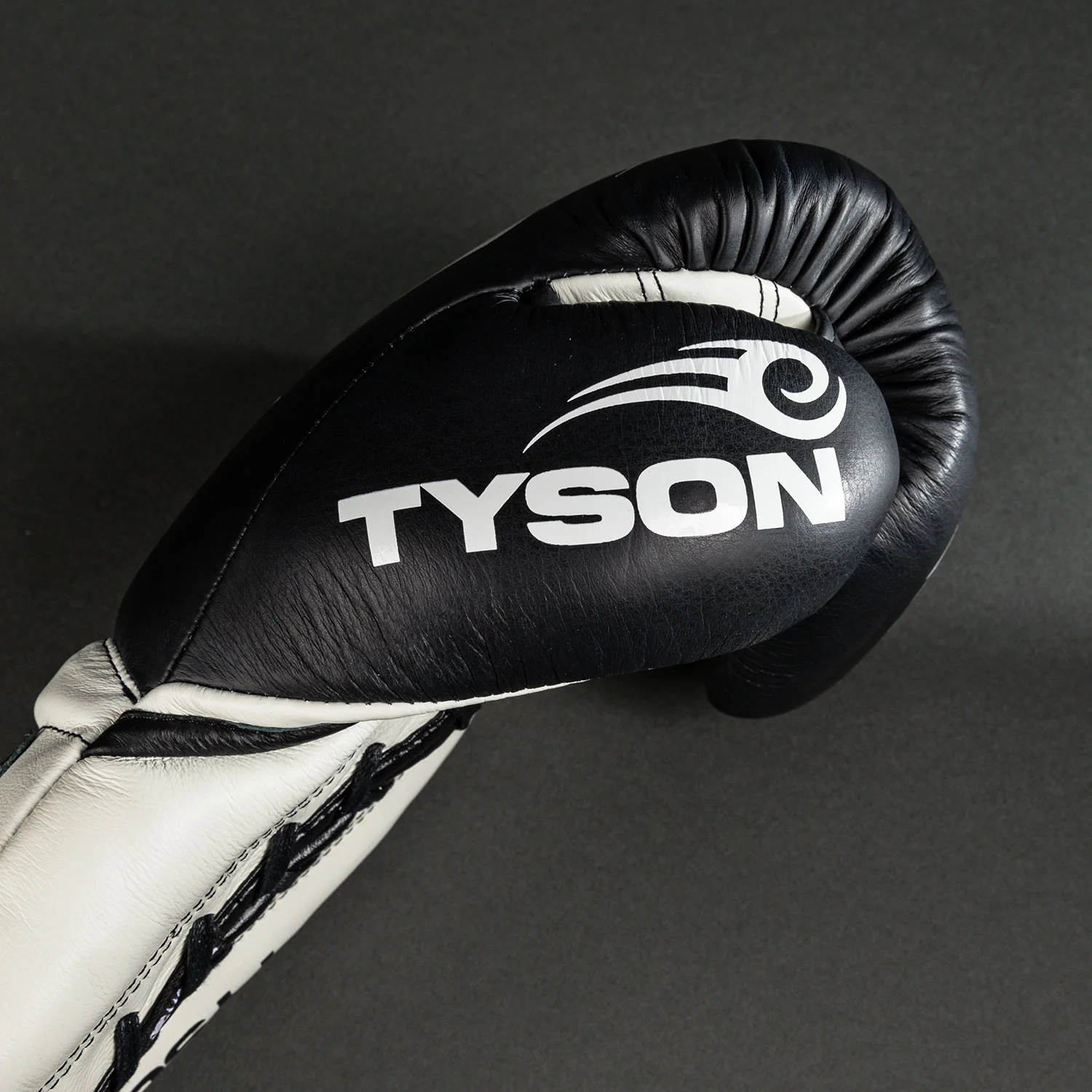 Venum Giant 2.0 Mike Tyson Pro Boxing Gloves with Laces - Deep Black/Optical White - Image 6