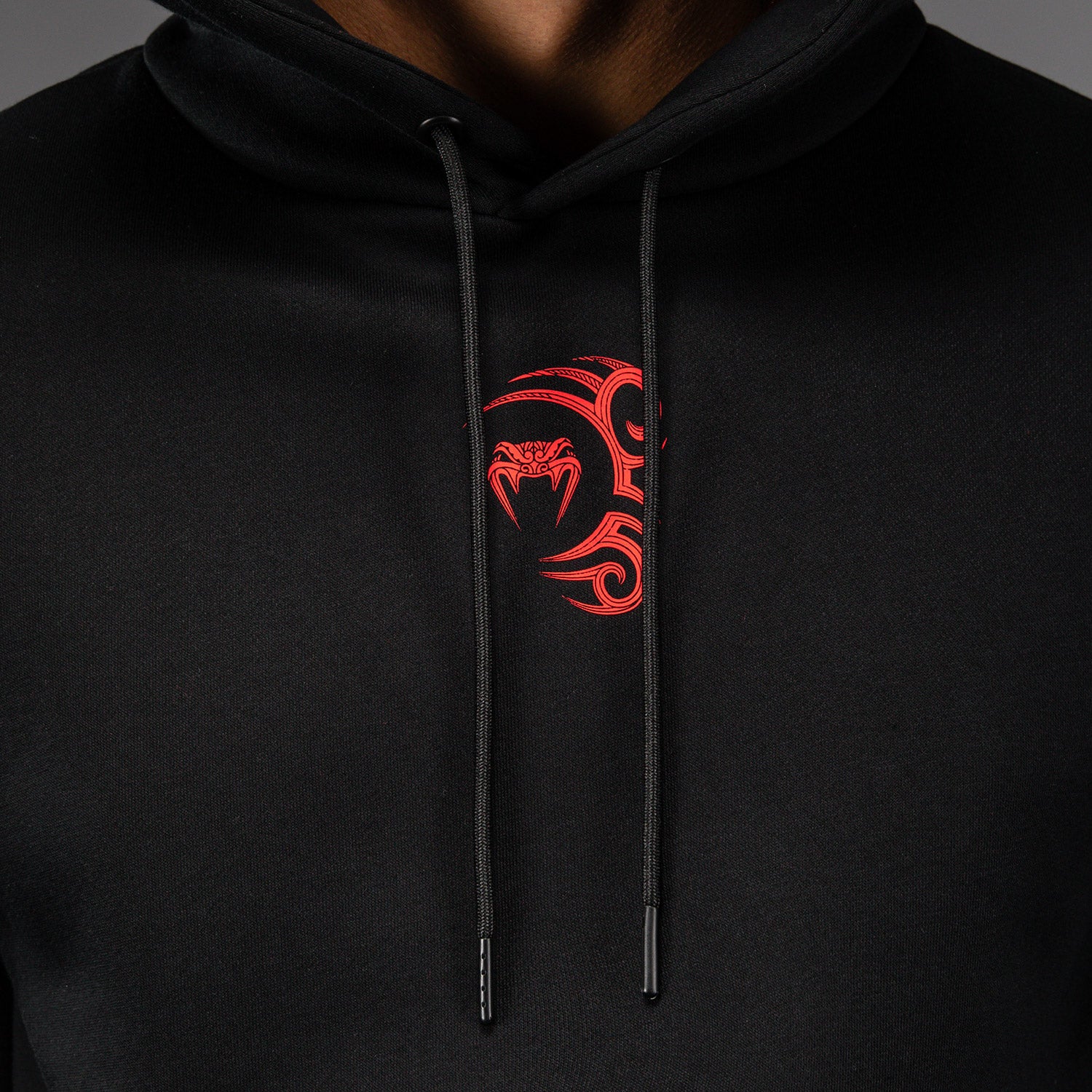 Venum x Mike Tyson Tiger Hoodie - Deep Black/Intense Red - Image 5