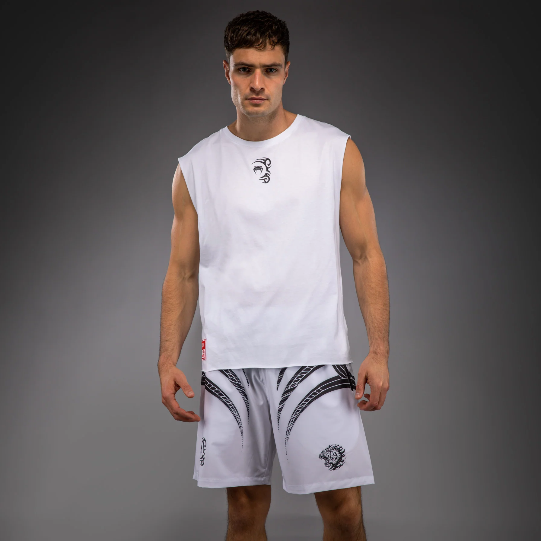 Venum x Mike Tyson Tiger Sleeveless T-Shirt - Optical White - Image 3