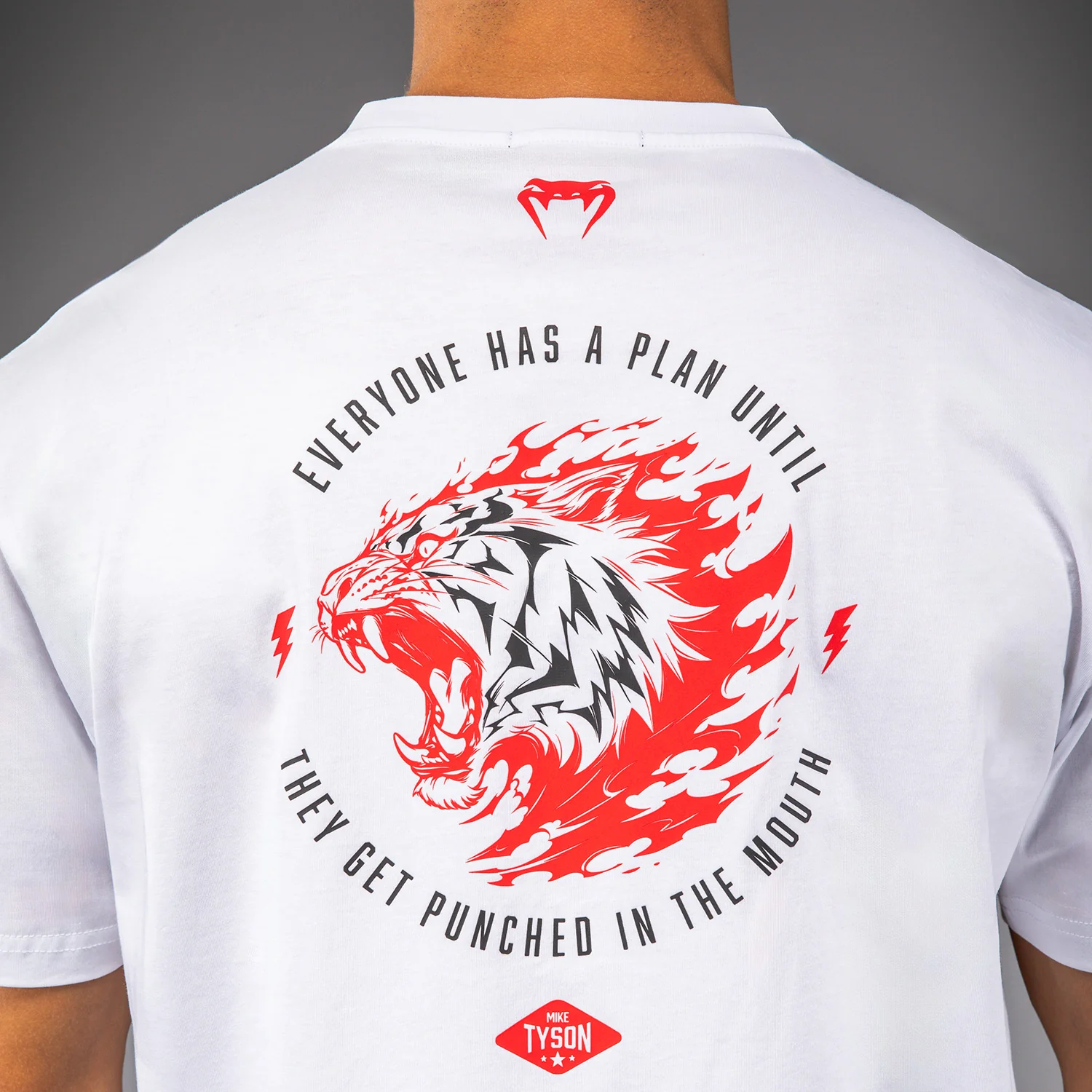 Venum x Mike Tyson Tiger T-Shirt - Optical White - Image 7