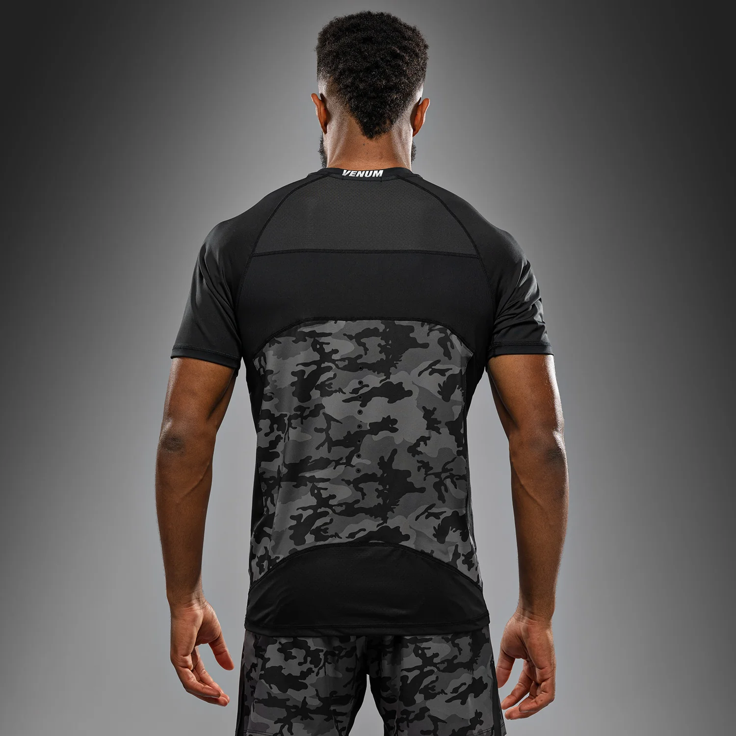 Venum x Polaris Dry-Tech Shirt - Black/Storm Grey - Image 2