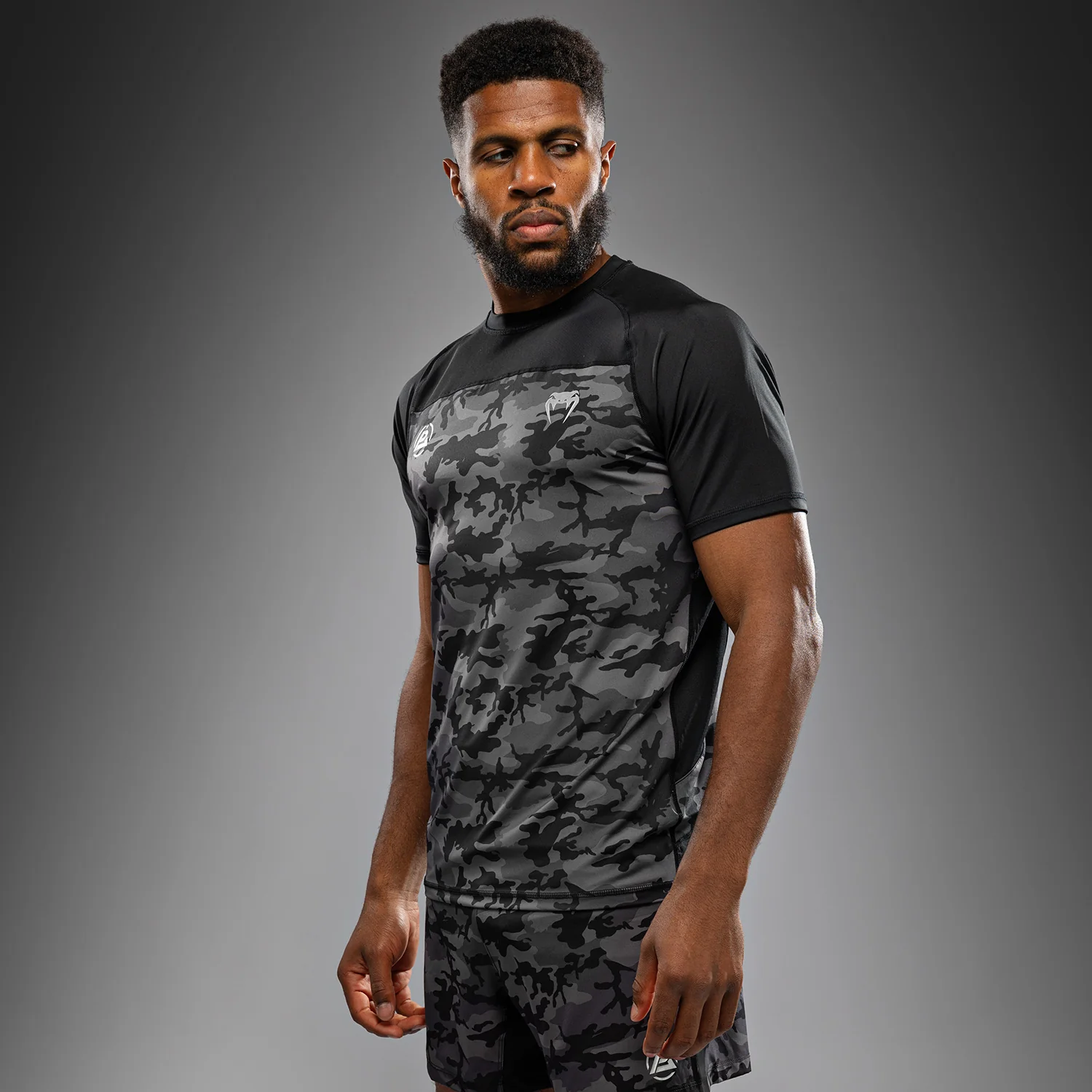 Venum x Polaris Dry-Tech Shirt - Black/Storm Grey - Image 4