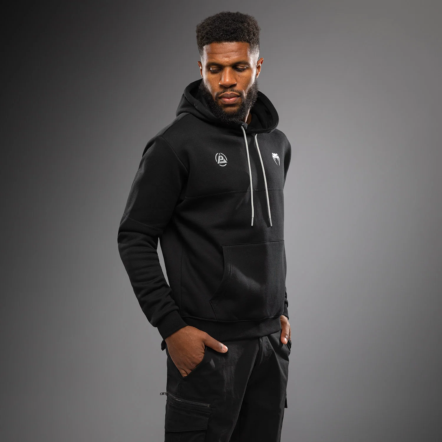 Venum x Polaris Hoodie - Black/Storm Grey