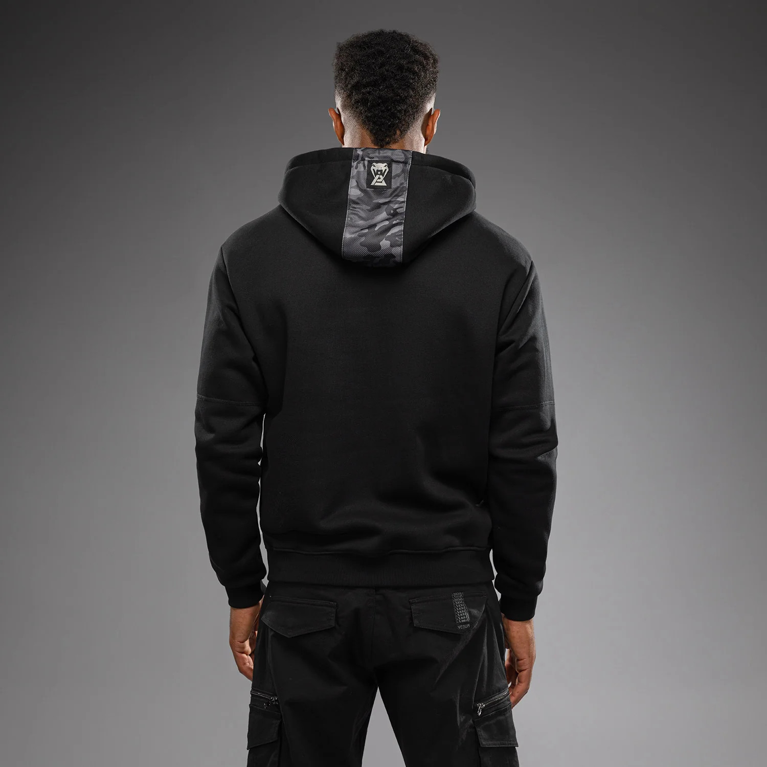Venum x Polaris Hoodie - Black/Storm Grey - Image 2