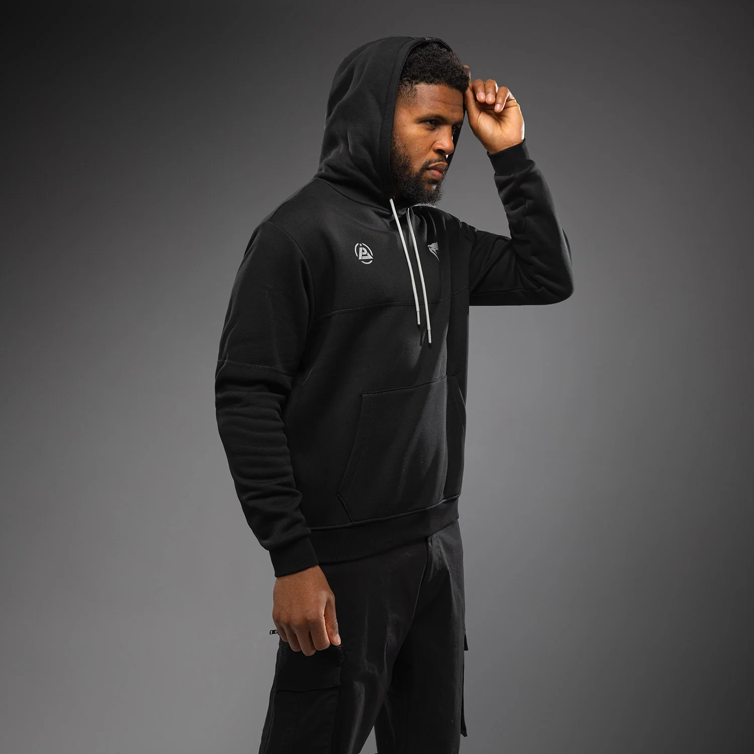 Venum x Polaris Hoodie - Black/Storm Grey - Image 5