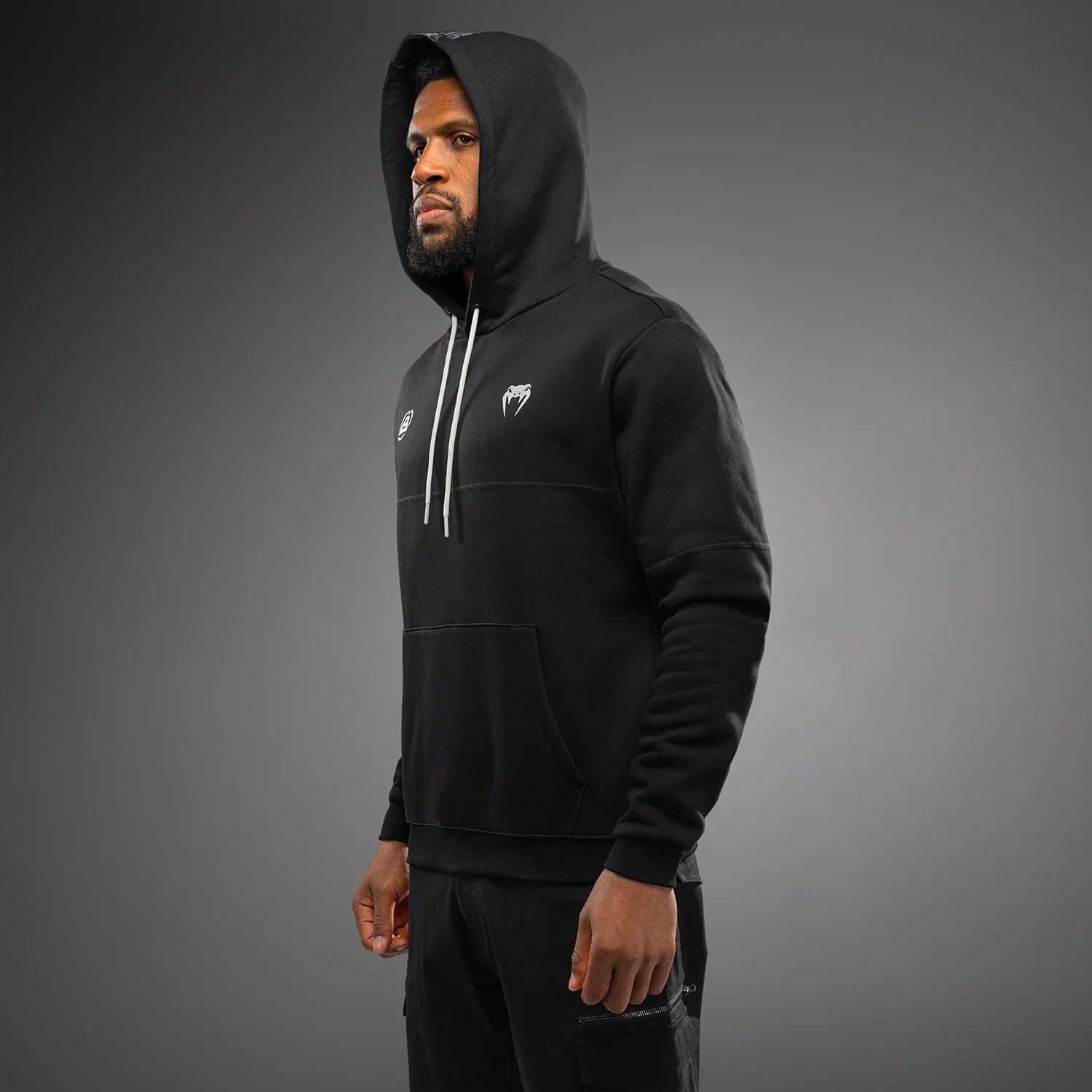 Venum x Polaris Hoodie - Black/Storm Grey - Image 6