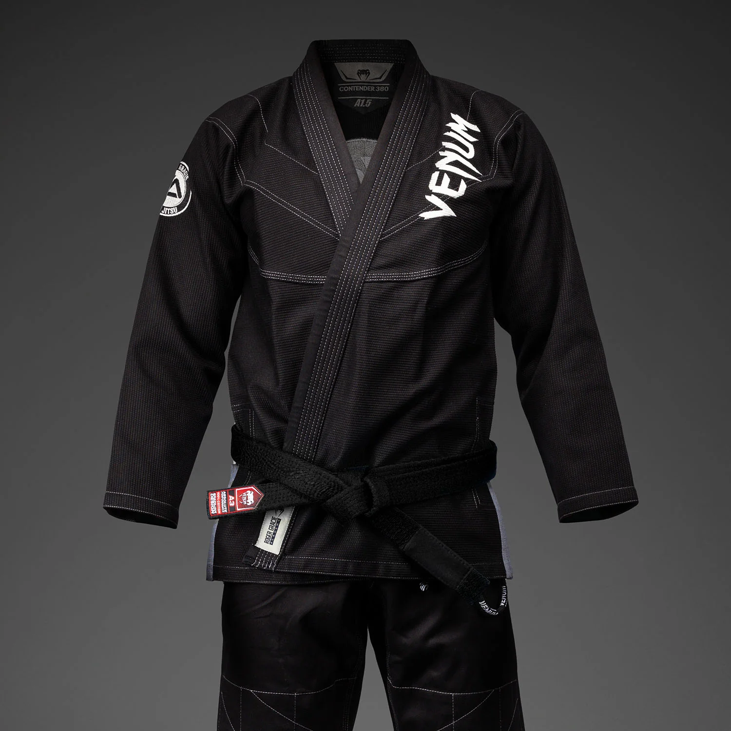 Venum x Roger Gracie Academy BJJ Gi - Black - Image 3