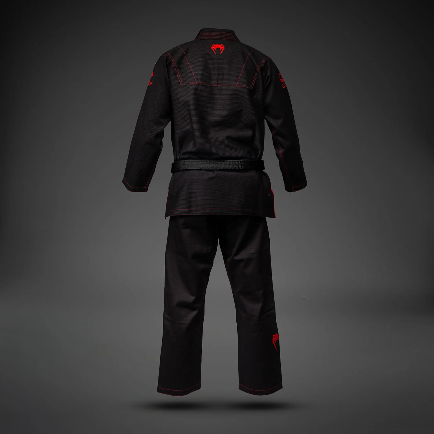 Venum x Roger Gracie Signature BJJ Gi - Black/Red - Image 2