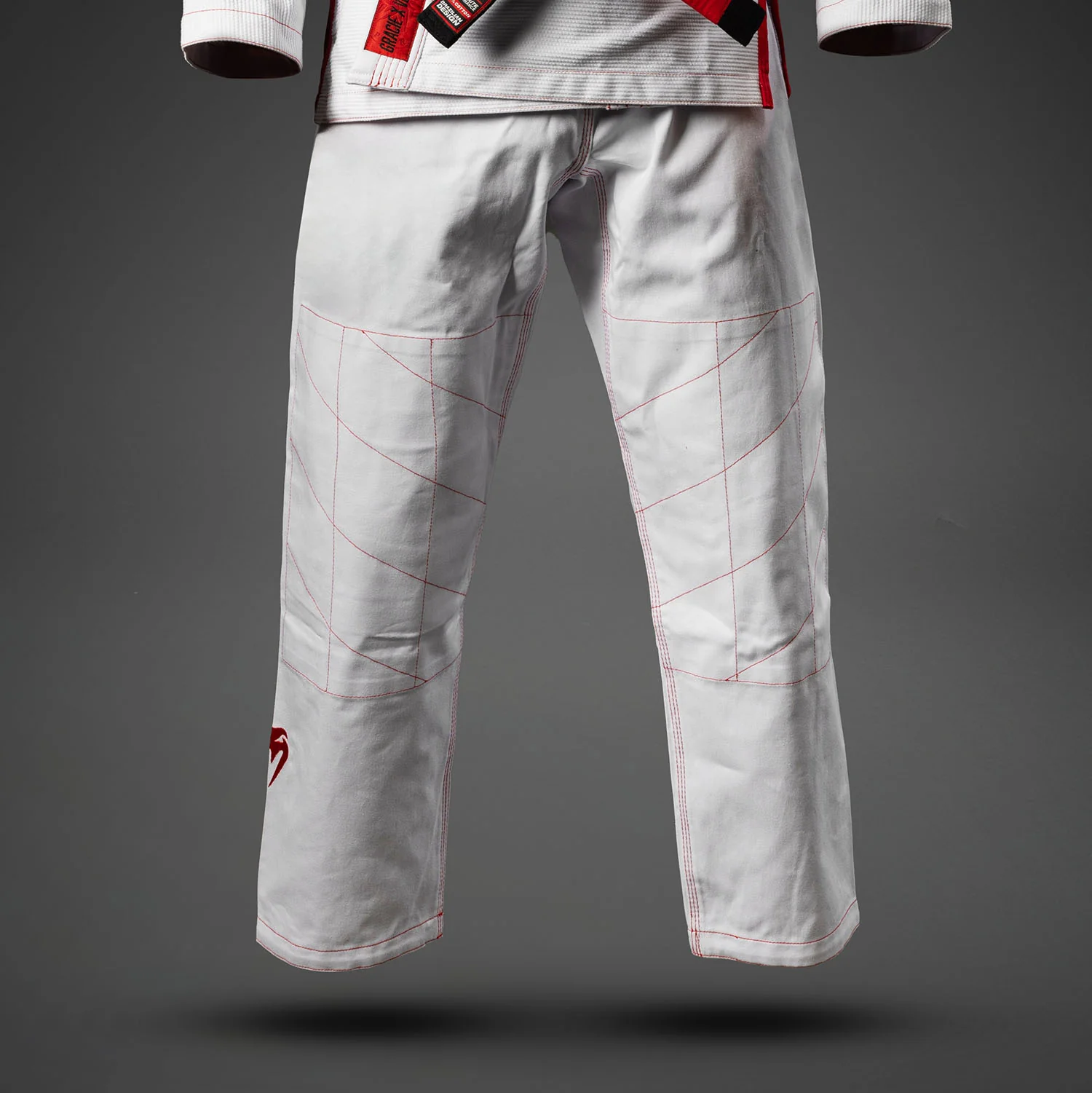 Venum x Roger Gracie Signature BJJ Gi - White/Red - Image 5