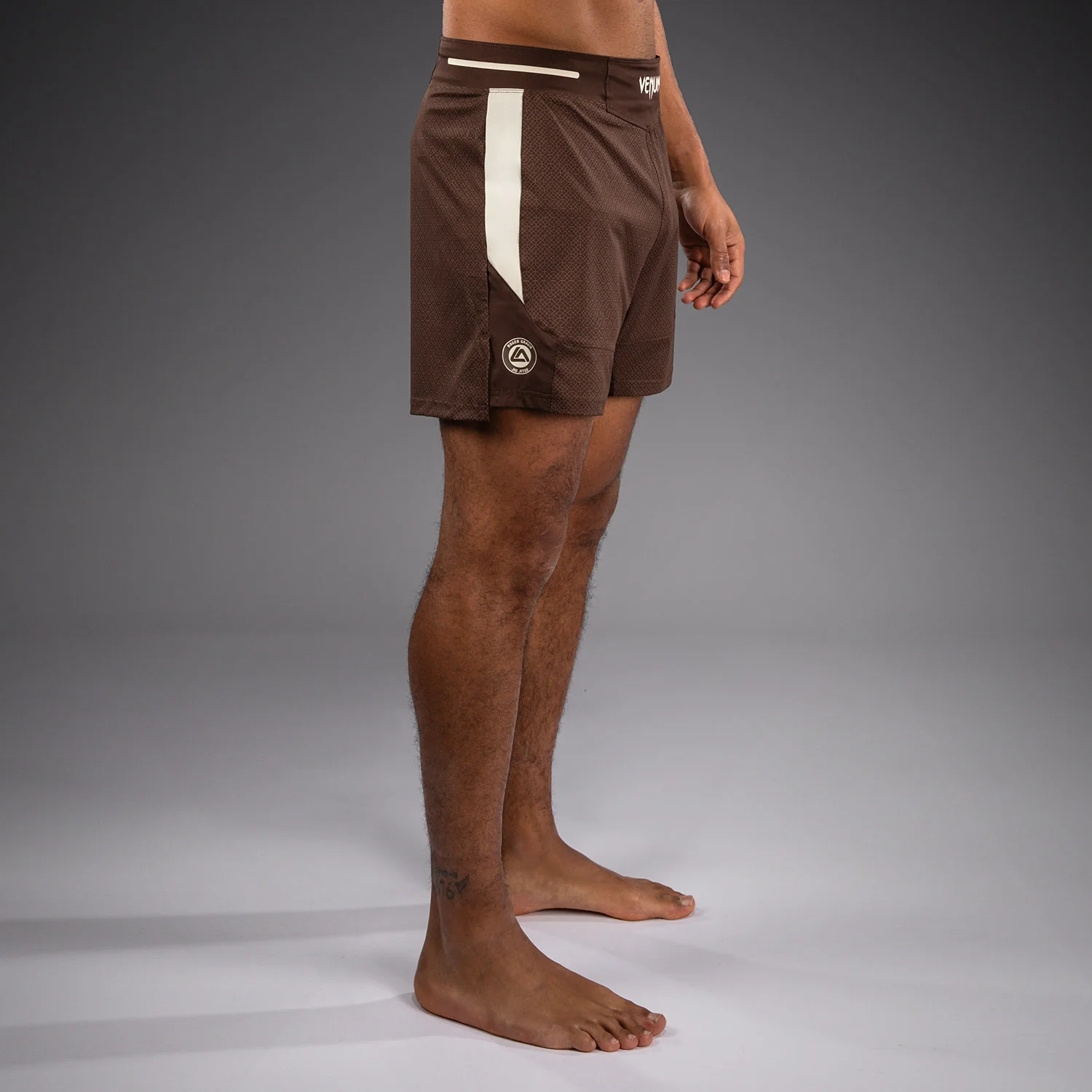 Venum x Roger Gracie Academy Fightshorts - Dark Brown - Image 2