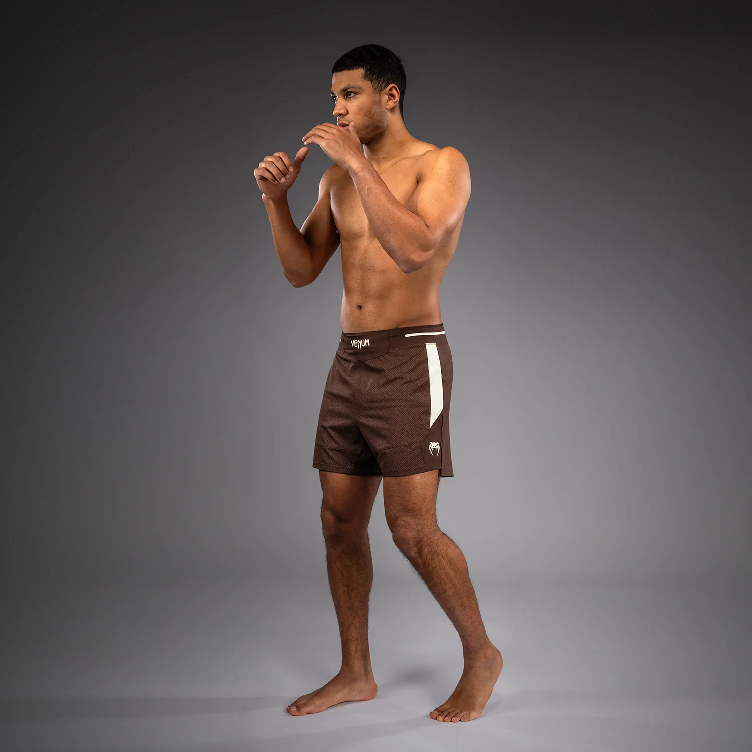 Venum x Roger Gracie Academy Fightshorts - Dark Brown - Image 7