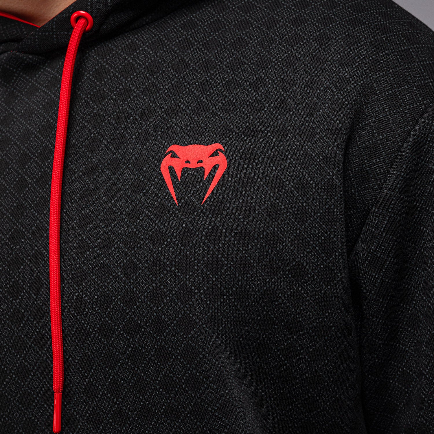 Venum x Roger Gracie Signature Hoodie - Black/Red - Image 6