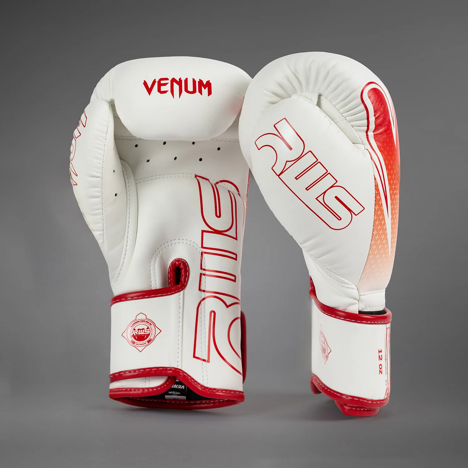 Venum x RWS 2.0 Boxing Gloves - White/Red - Image 3