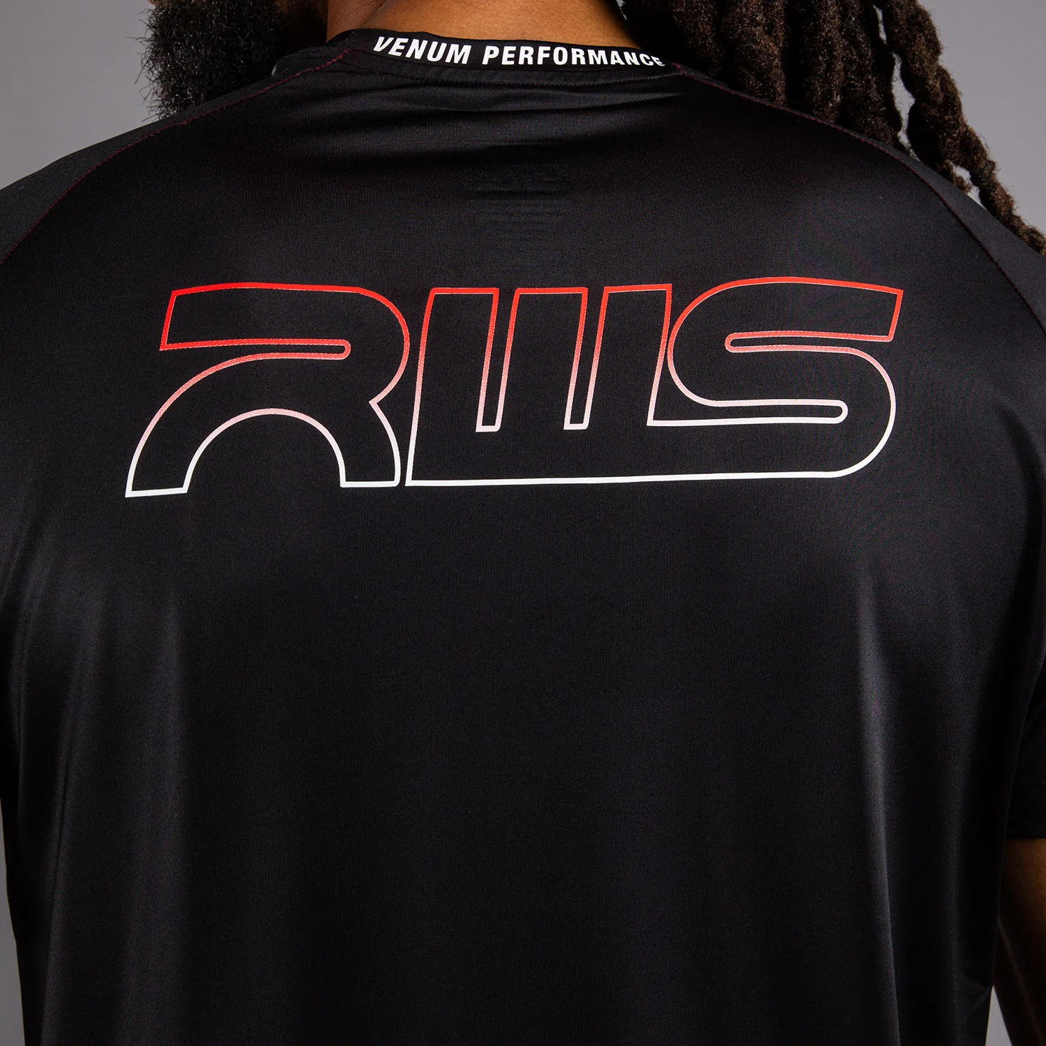 Venum x RWS 2.0 Men’s Dry-Tech T-Shirt - Black/Red - Image 6