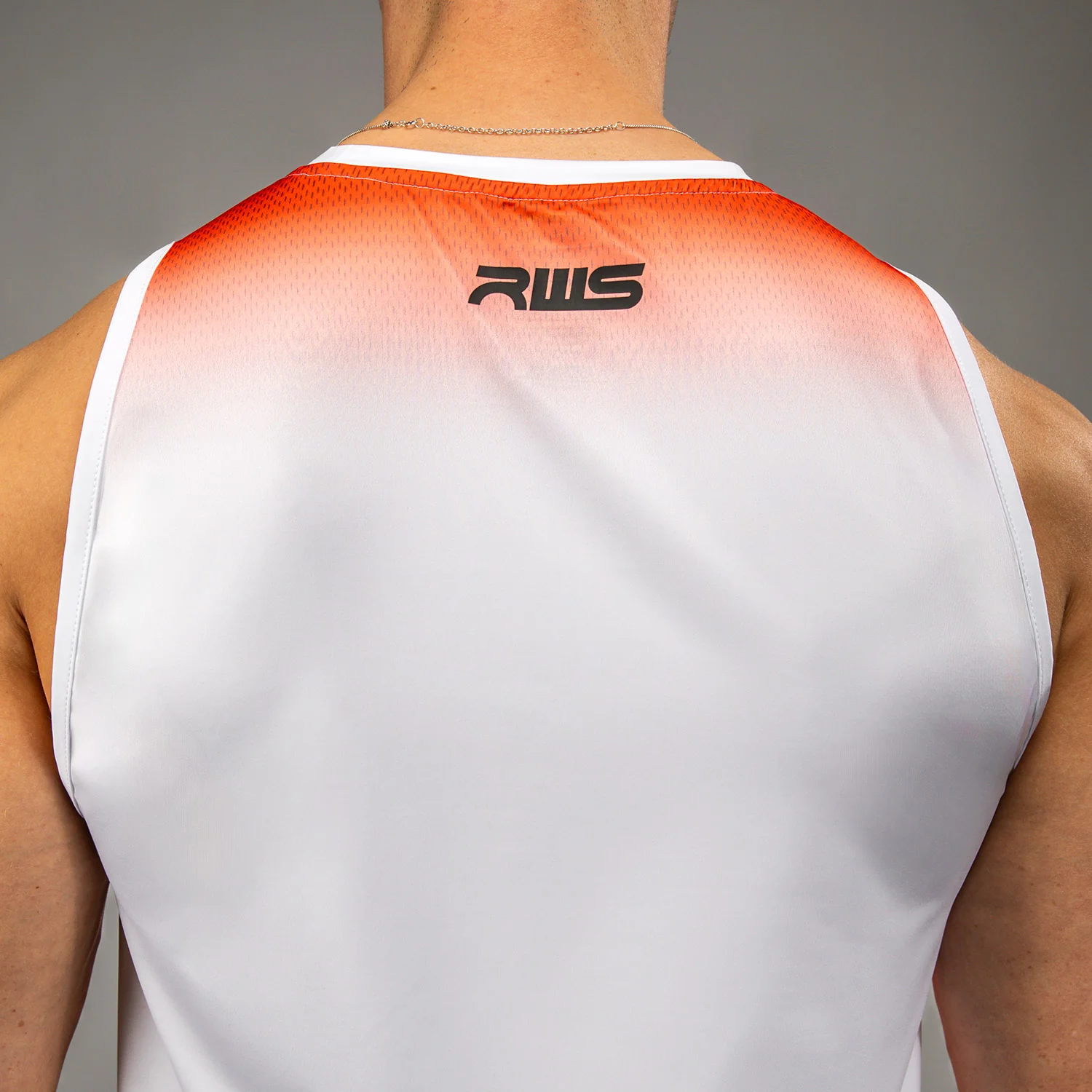 Venum x RWS 2.0 Men’s Dry-Tech Tank Top - White/Red - Image 6