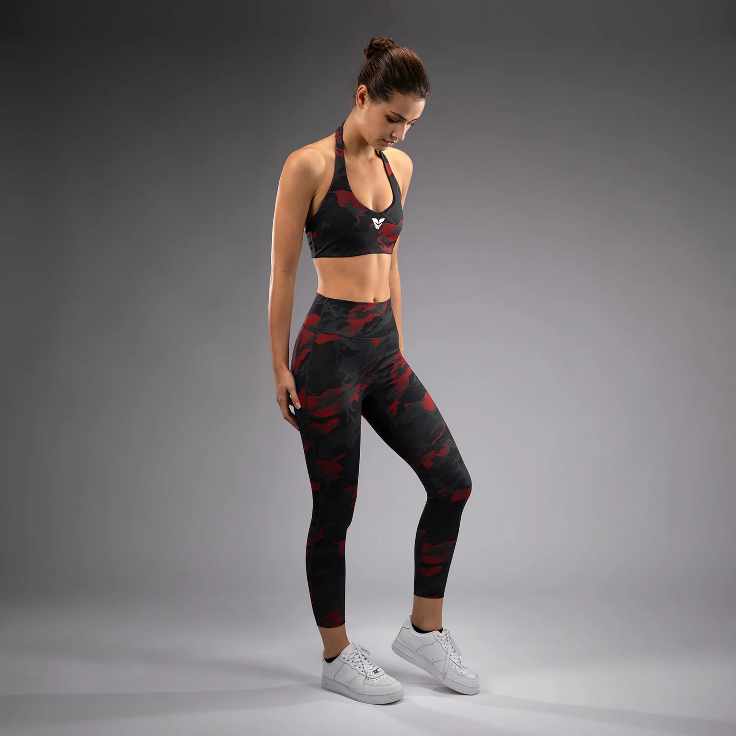 Venum x Sophia Rose Women’s 7/8 Leggings - Urban Red Camo - Image 4