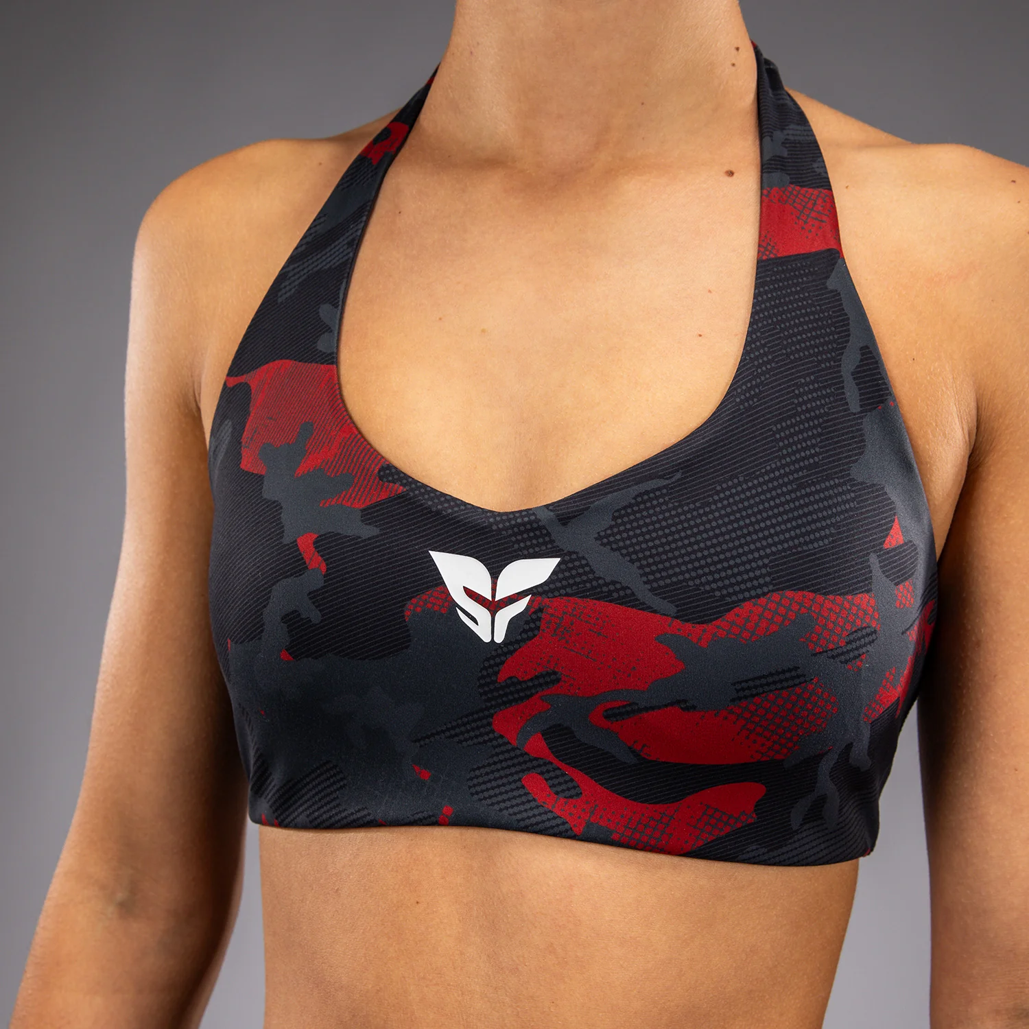 Venum x Sophia Rose Women’s Sports Bra - Urban Red Camo - Image 8