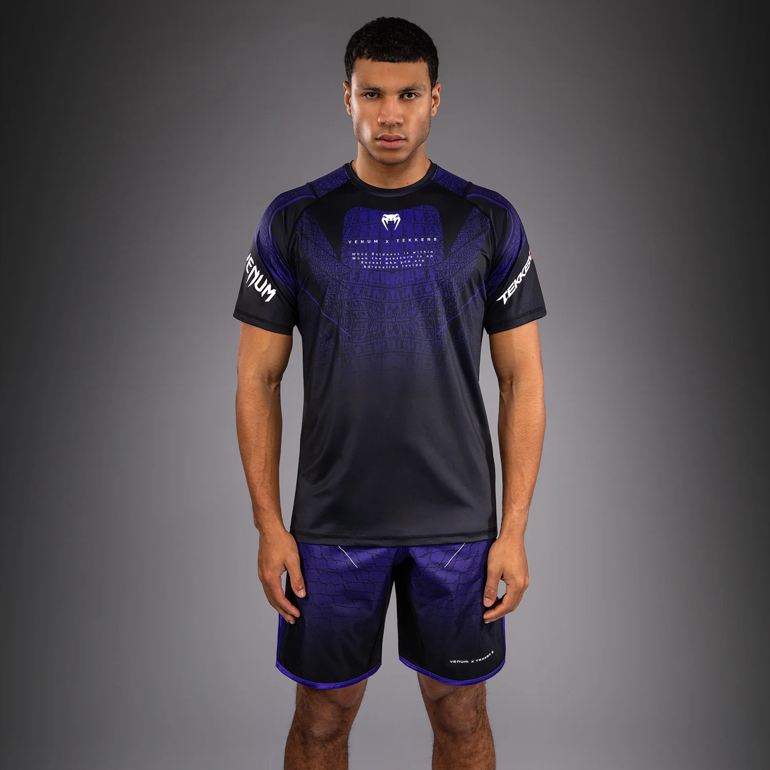 Venum x TEKKEN 8 Dry-Tech T-Shirt - Kazuya - Black/Purple