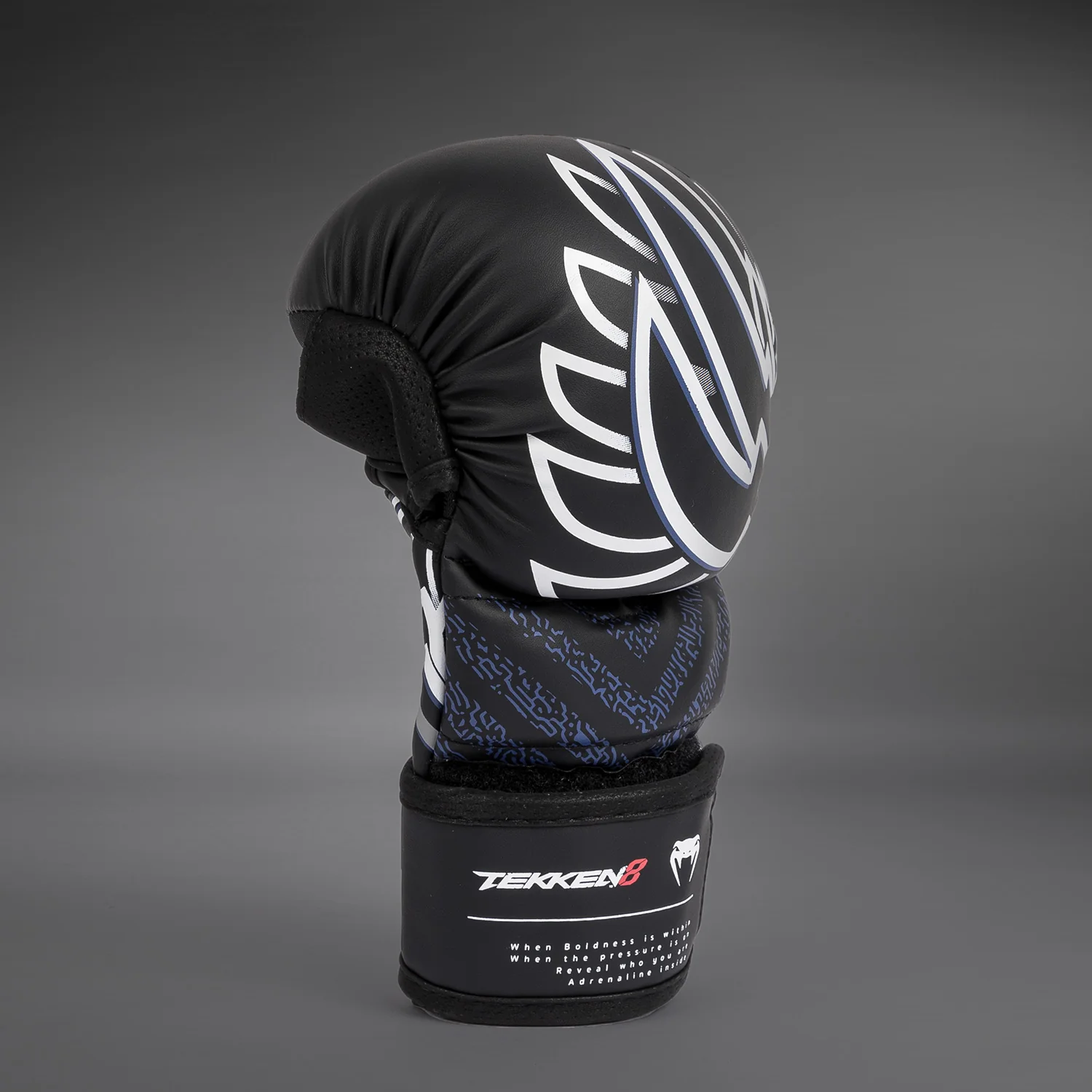 Venum x TEKKEN 8 - Jin Kazama Sparring Gloves - Blue/Black/White - Image 2