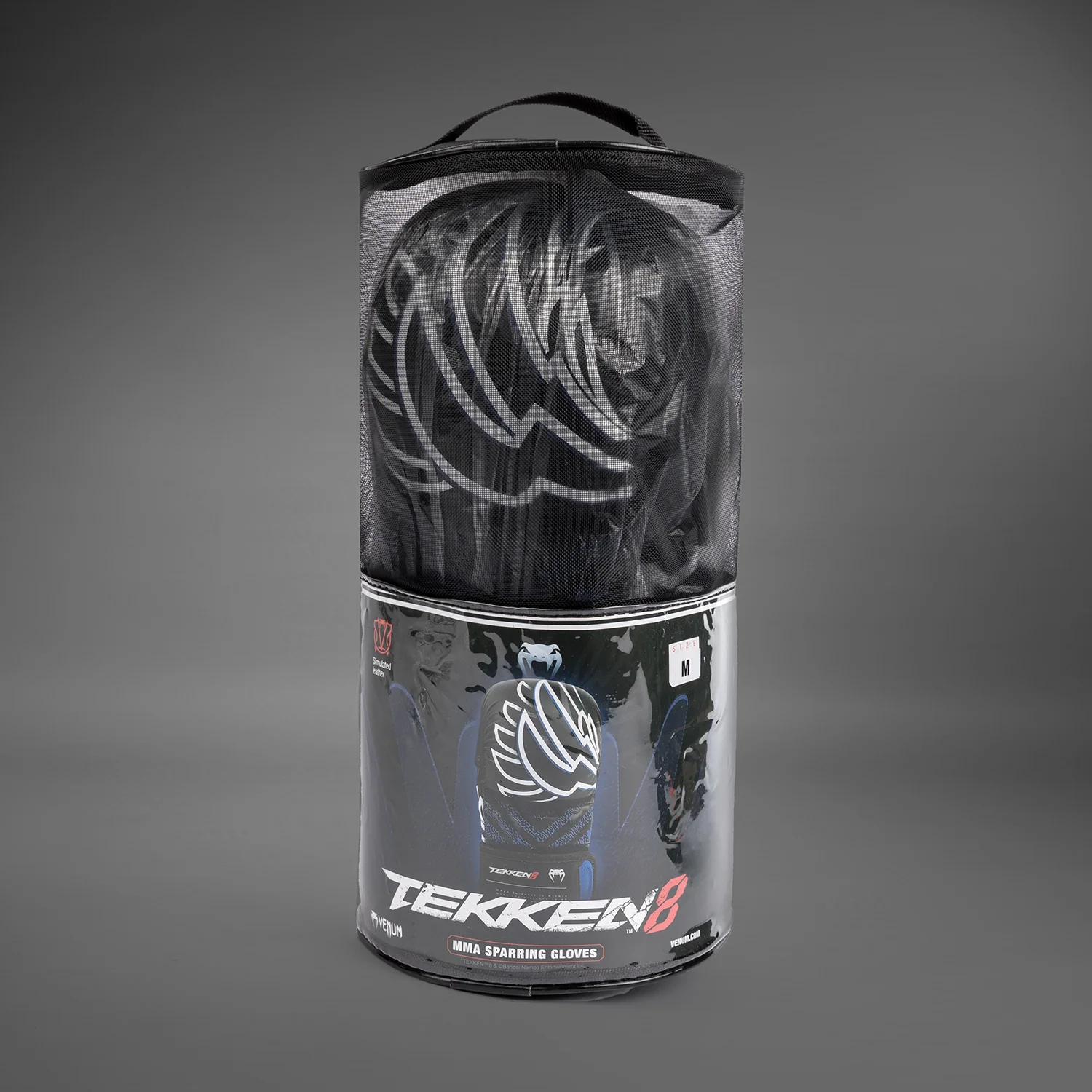 Venum x TEKKEN 8 - Jin Kazama Sparring Gloves - Blue/Black/White - Image 5