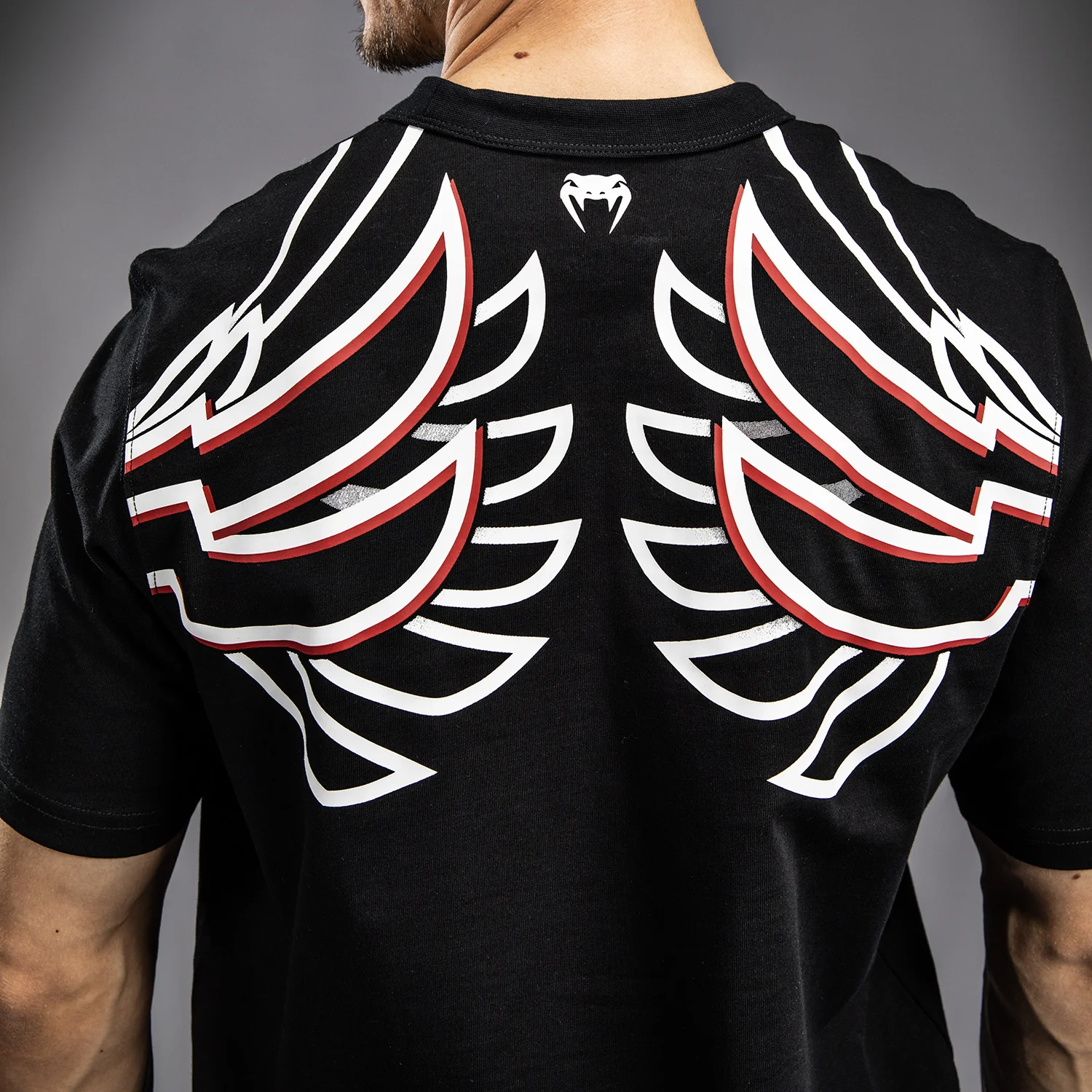 Venum x TEKKEN 8 - Jin Kazama T-Shirt - Black/Black/White - Image 5