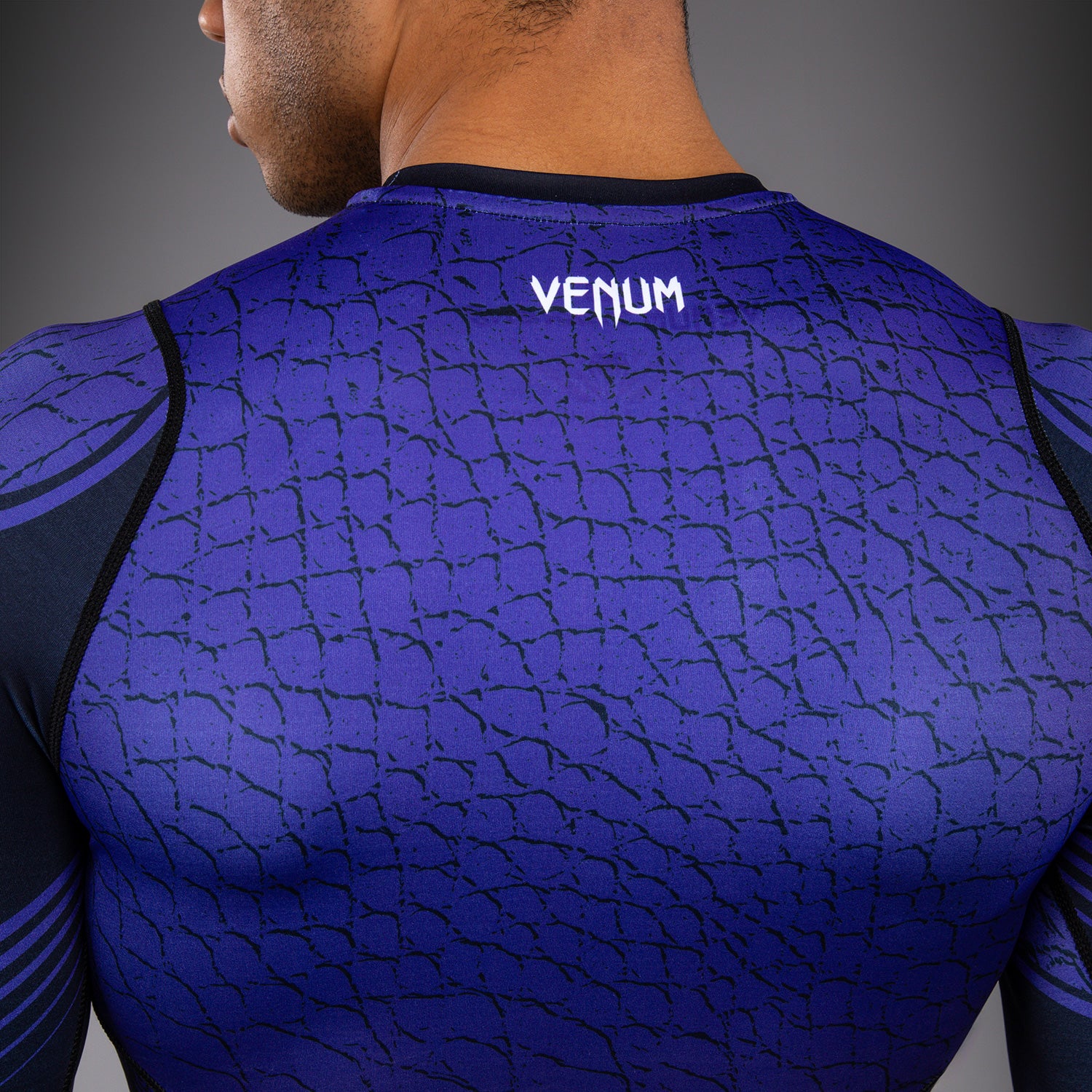 Venum x TEKKEN 8 Long Sleeve Rashguard - Kazuya - Black/Purple - Image 8