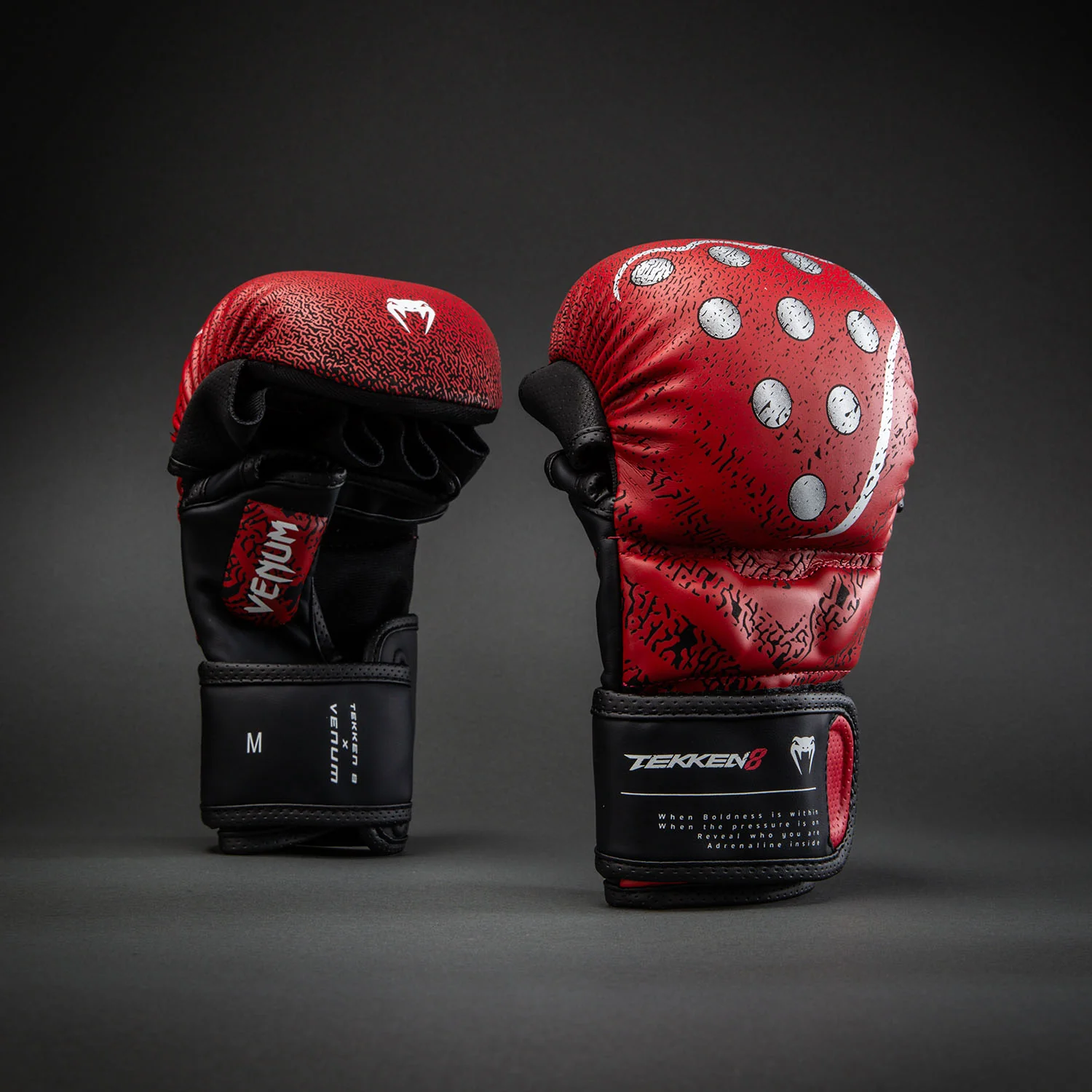 Venum x TEKKEN 8 Sparring Gloves - Kazuya - Red/Black - Image 2
