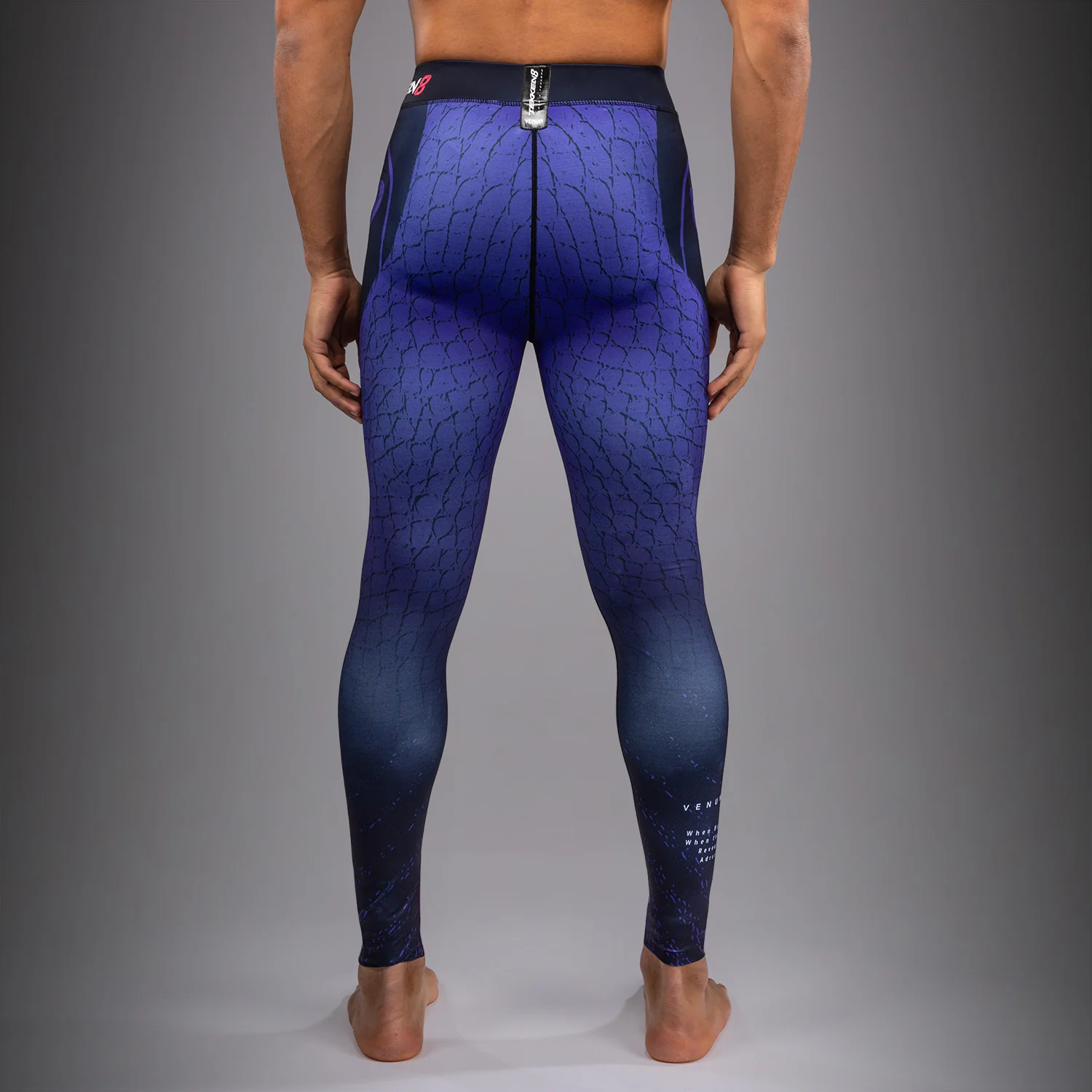 Venum x TEKKEN 8 Spats - Kazuya - Black/Blue - Image 3