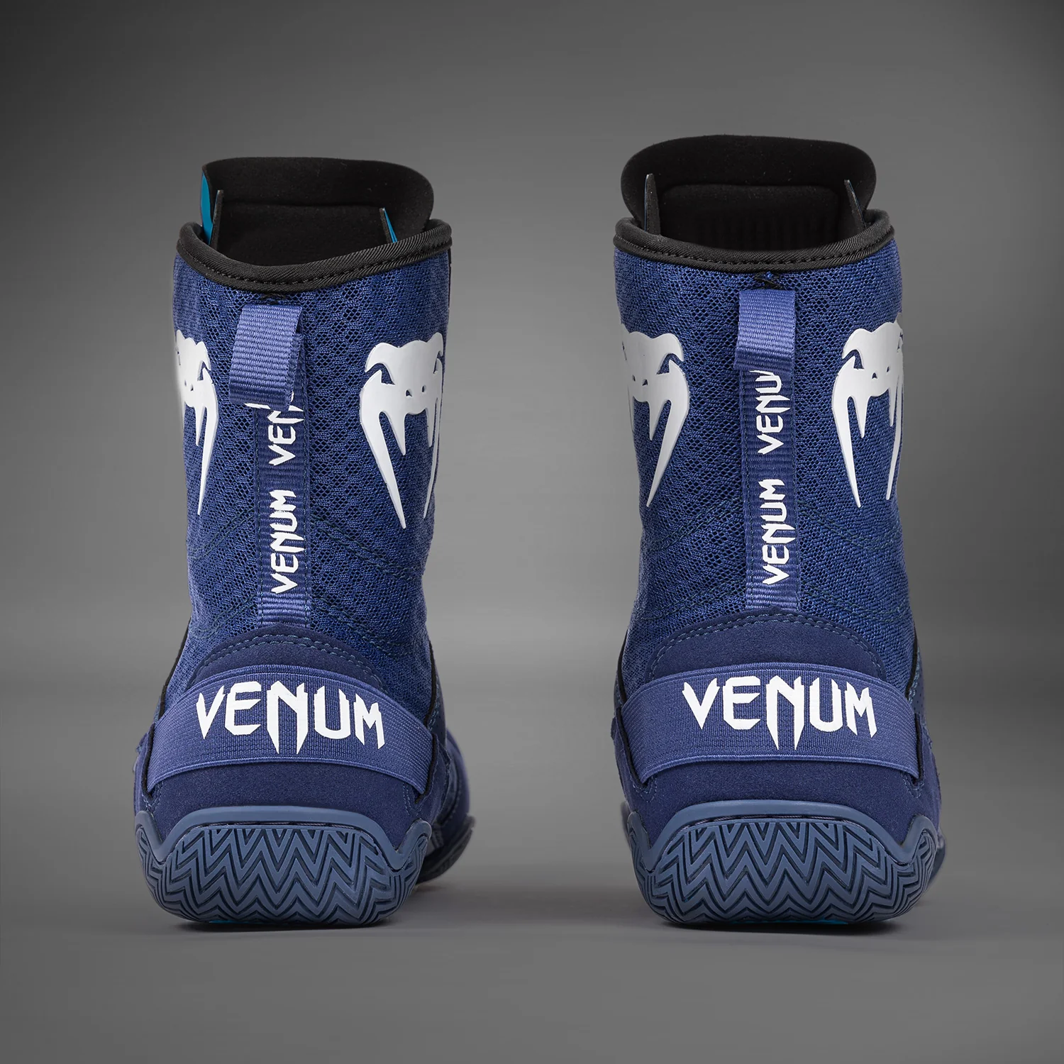 Venum x Top Rank Original Boxing Shoes - Navy Blue - Image 8