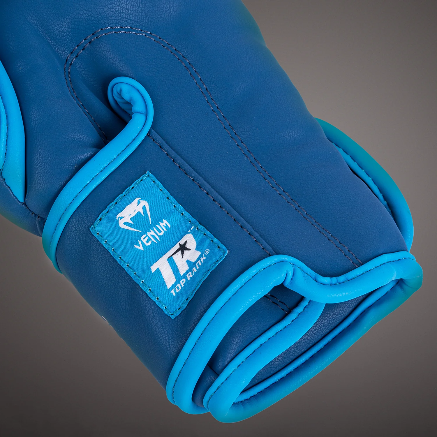 Venum x Top Rank Original Impact Boxing Gloves - Navy Blue - Image 6