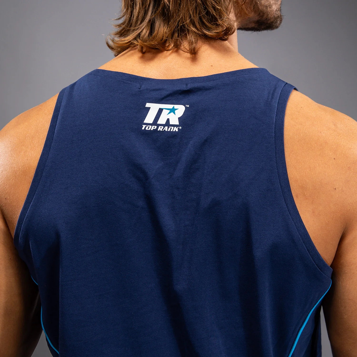 Venum x Top Rank Original Men's Tank Top - Navy Blue - Image 6