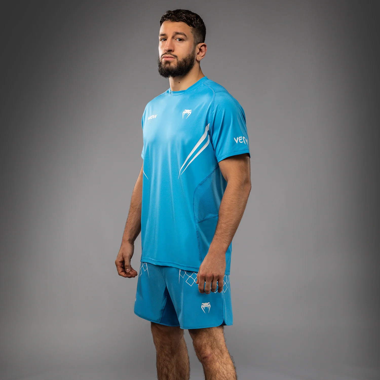 Venum x WOW FC Dry-Tech T-Shirt - Pacific Blue - Image 2