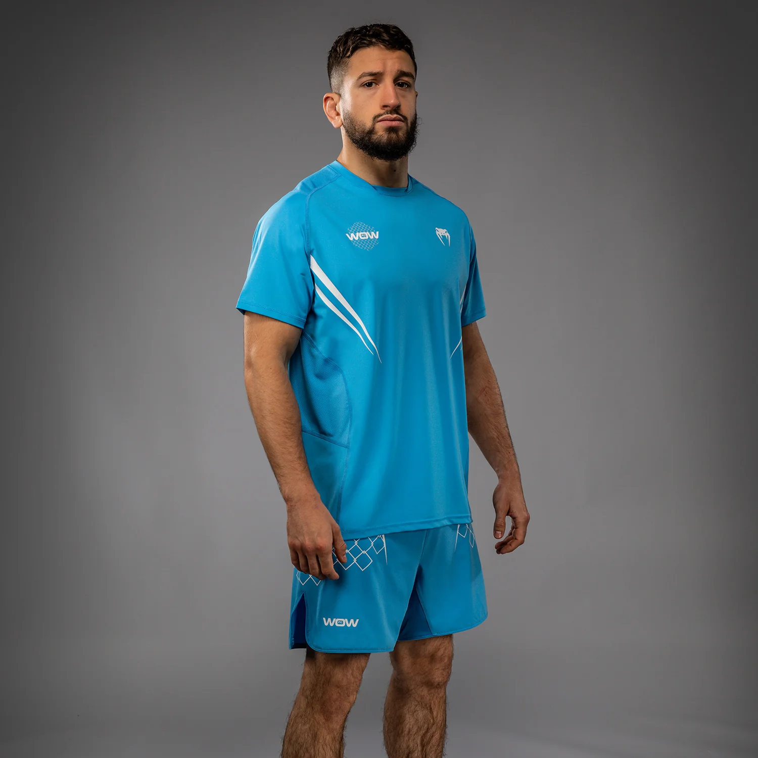 Venum x WOW FC Dry-Tech T-Shirt - Pacific Blue - Image 3
