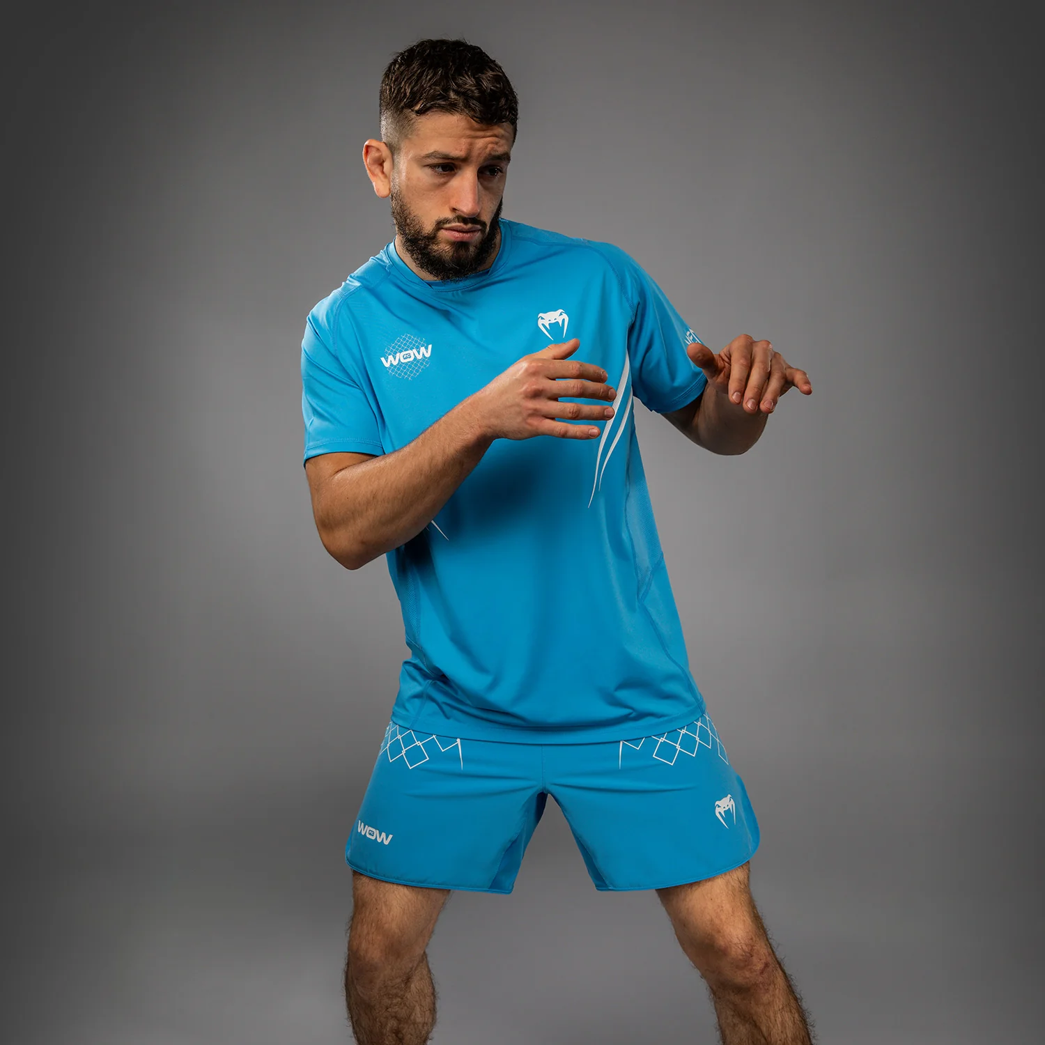 Venum x WOW FC Dry-Tech T-Shirt - Pacific Blue - Image 5