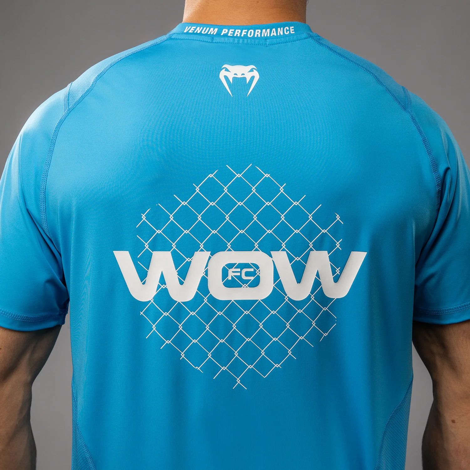 Venum x WOW FC Dry-Tech T-Shirt - Pacific Blue - Image 8