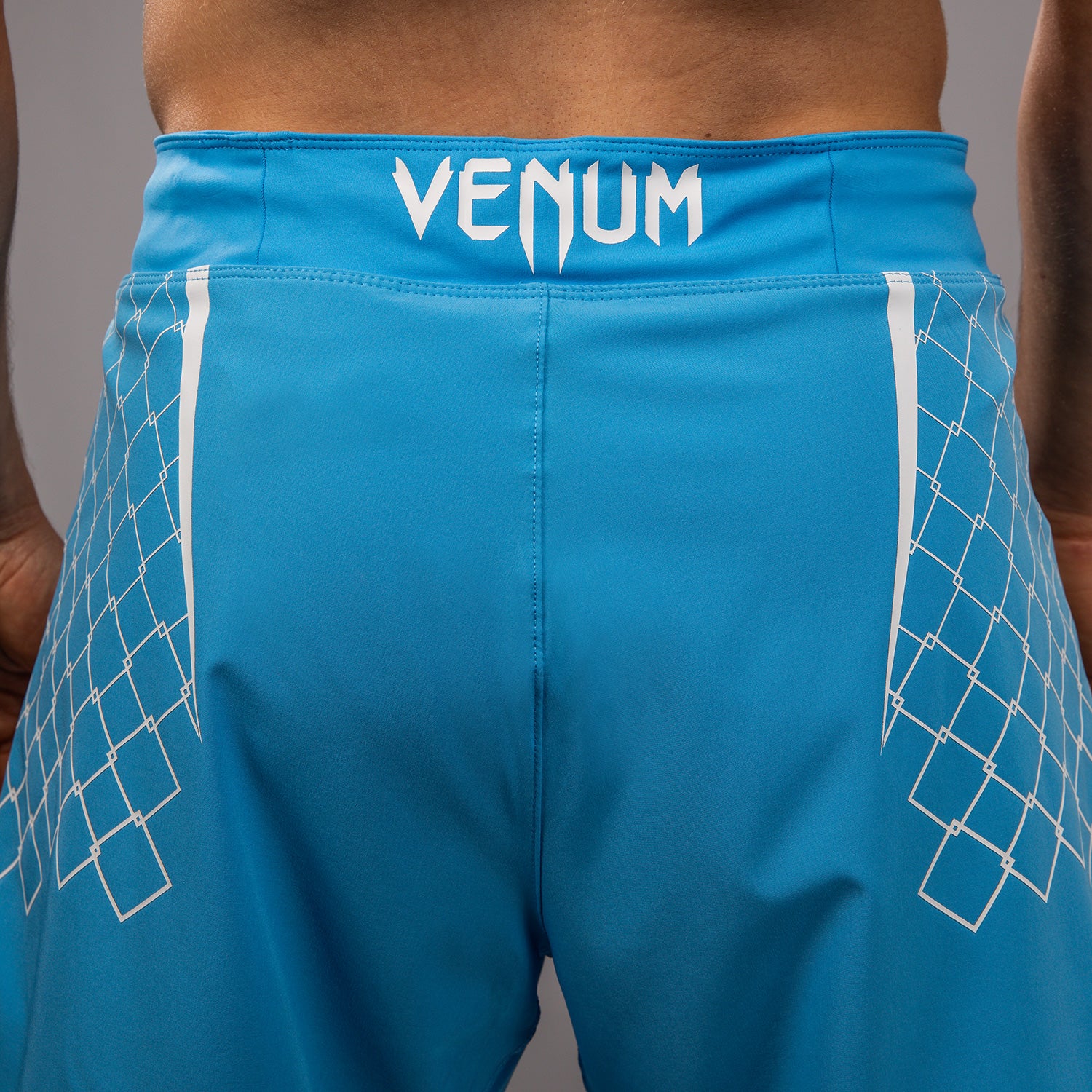 Venum x WOW FC Men’s Fight Shorts - Pacific Blue - Image 7