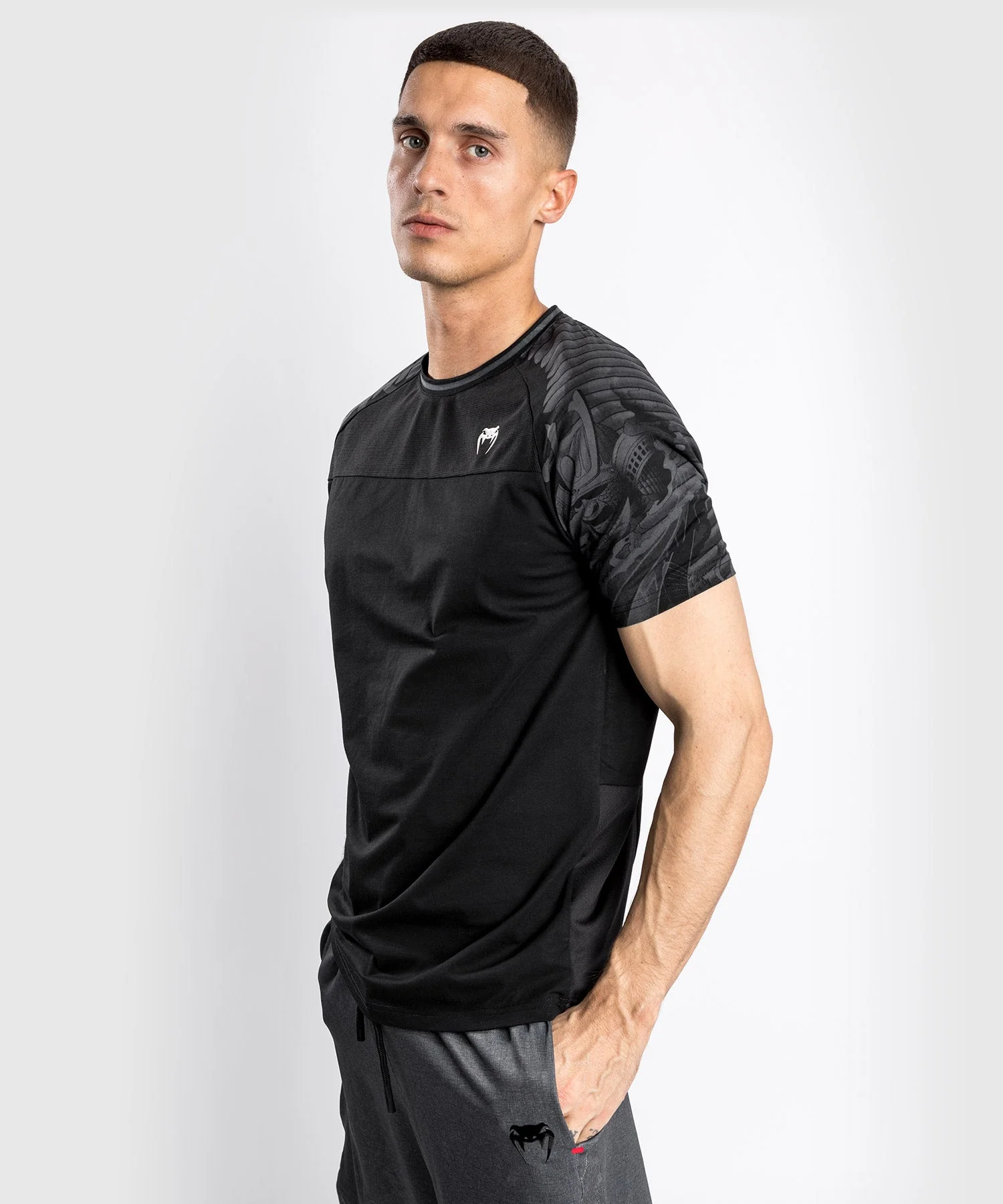 Venum YKZ21 T-shirt – Black/Black - Image 3