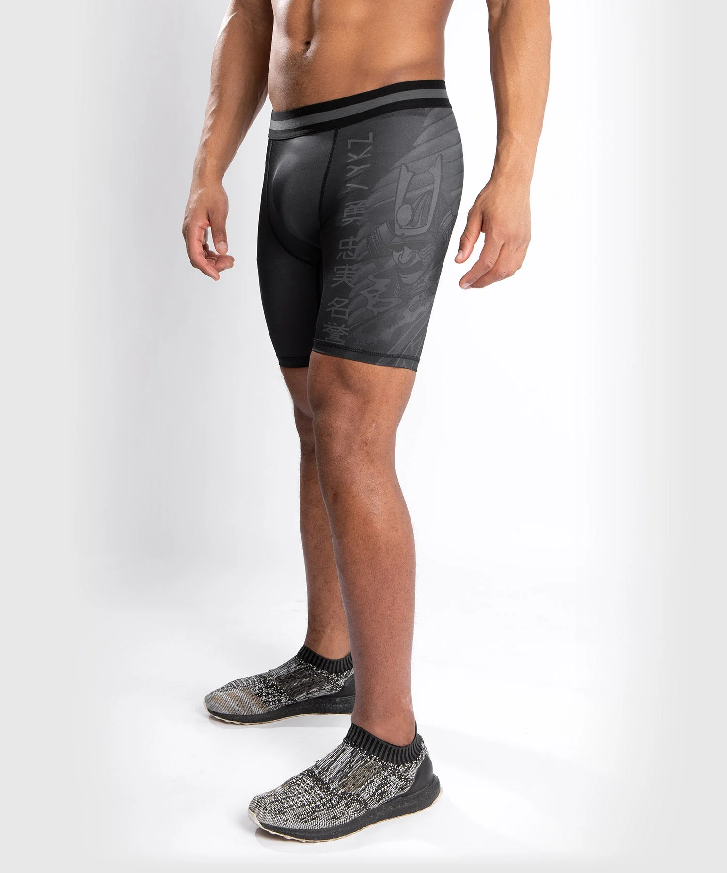 Venum YKZ21 Vale Tudo Shorts – Black/Black - Image 5