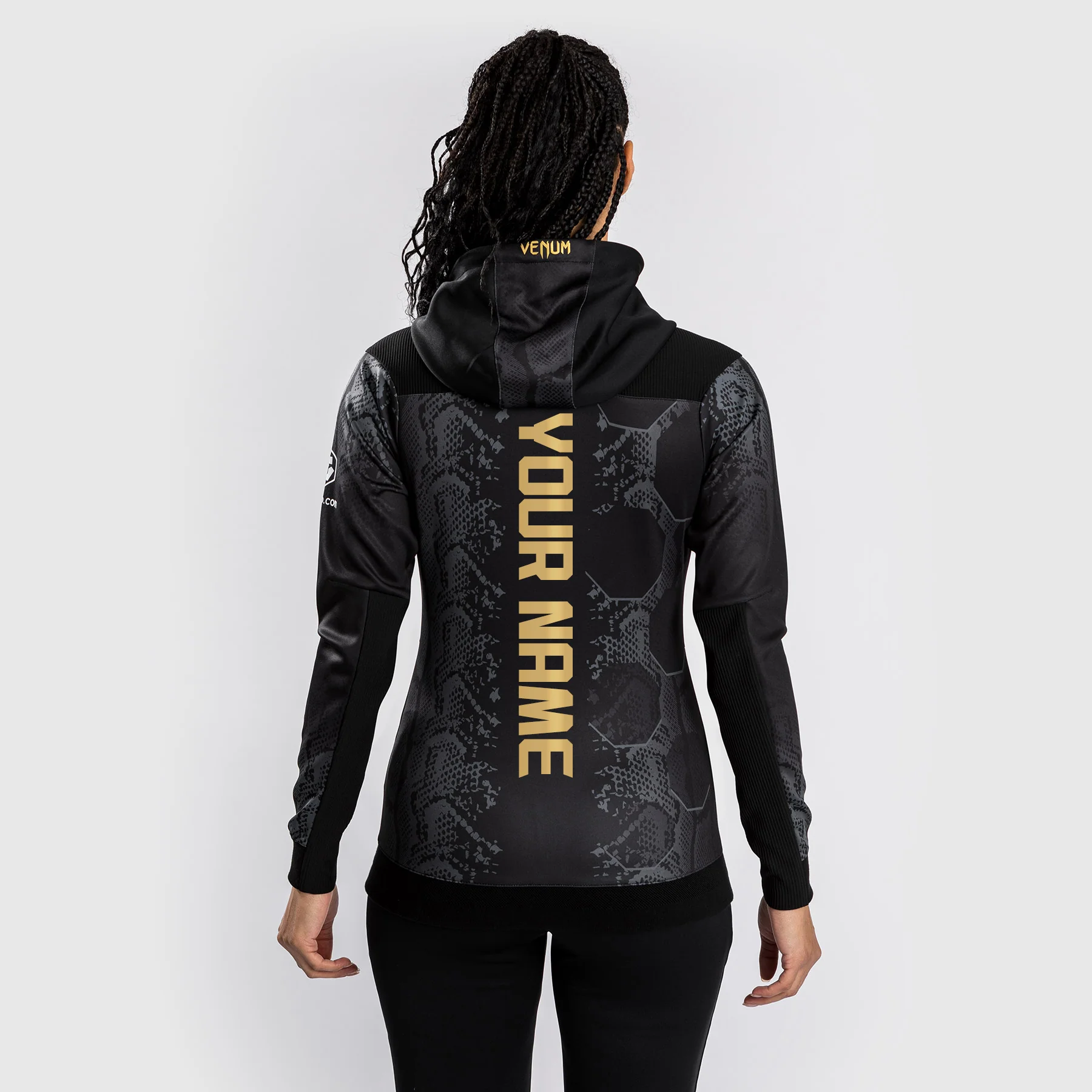 UFC Adrenaline by Venum Personalized Authentic Fight Night Women’s Walkout Hoodie - Champion