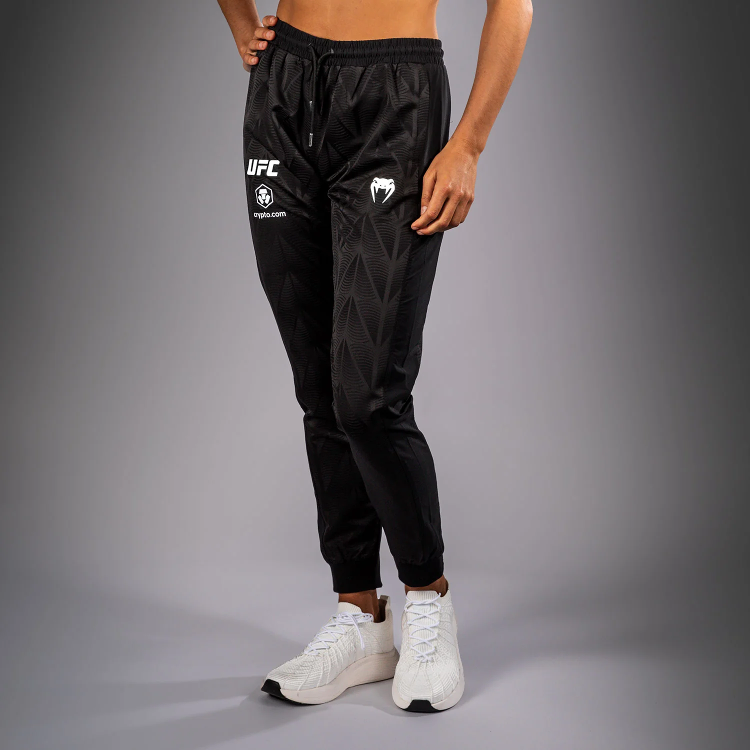 Women's UFC Zenith by Venum Black Authentic Fight Night Walkout Pant - Image 3