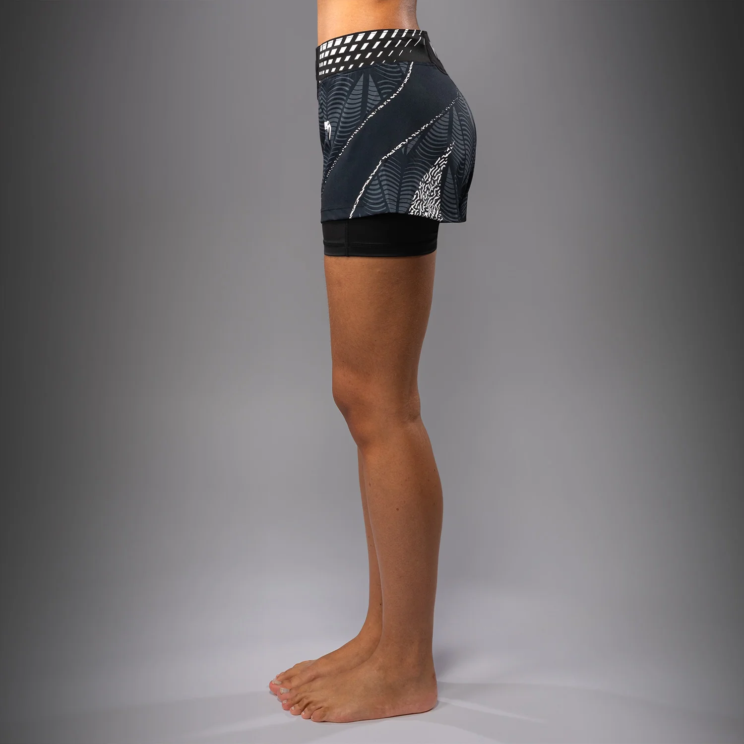 Women's UFC Zenith by Venum Black Authentic Short Fit Fight Short - Image 3