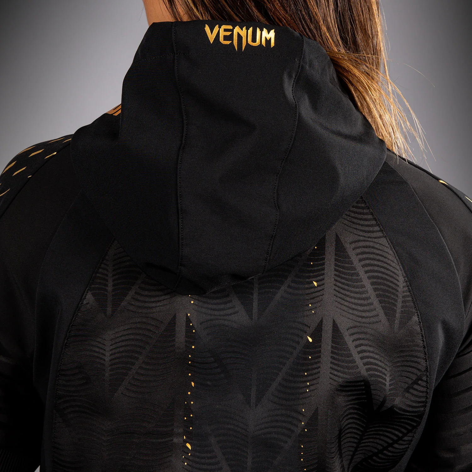Women's UFC Zenith by Venum Champion Authentic Fight Night Walkout Hoodie Personalized - Image 9
