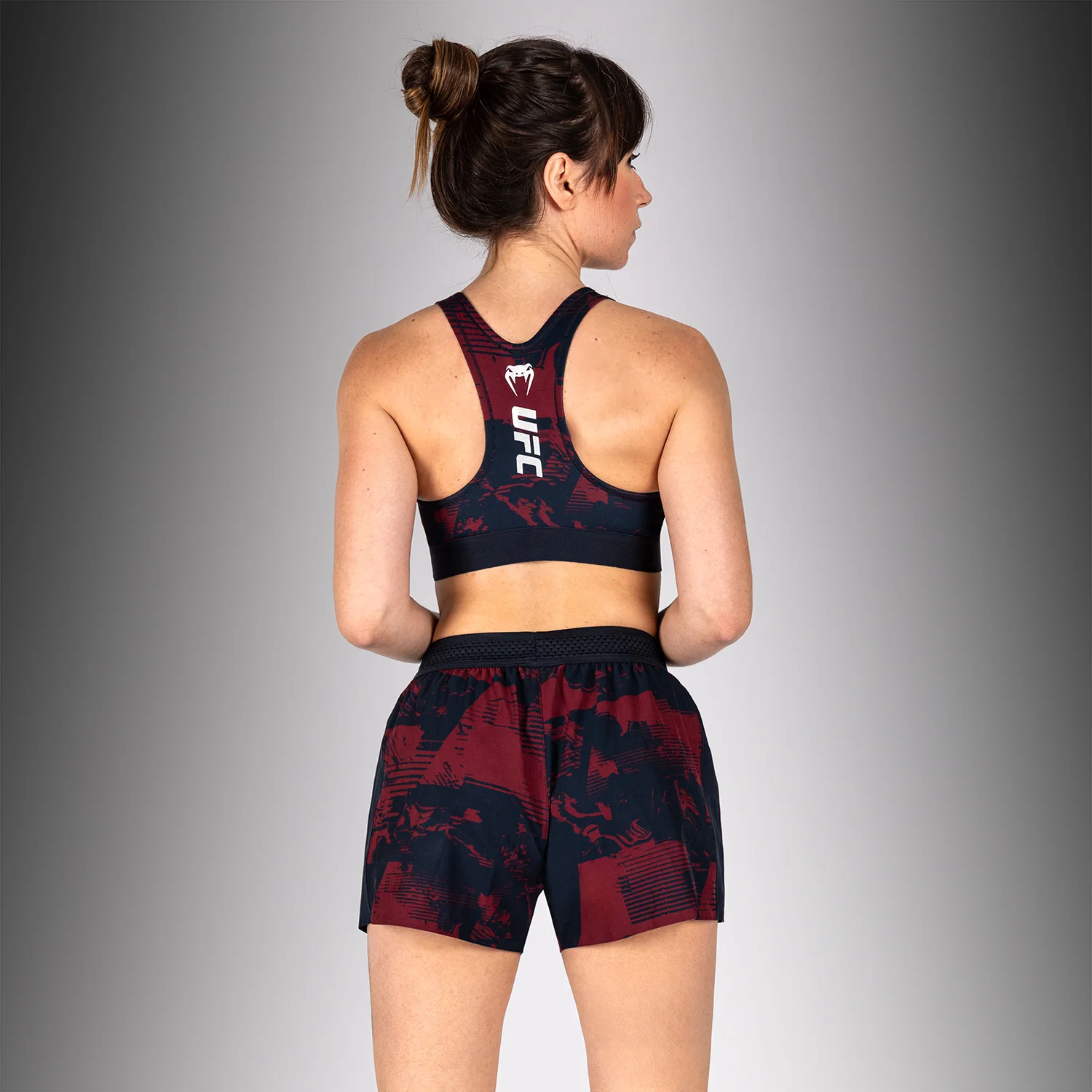 Women's UFC Zenith by Venum Burgundy Authentic Fight Week Sports Bra - Image 4